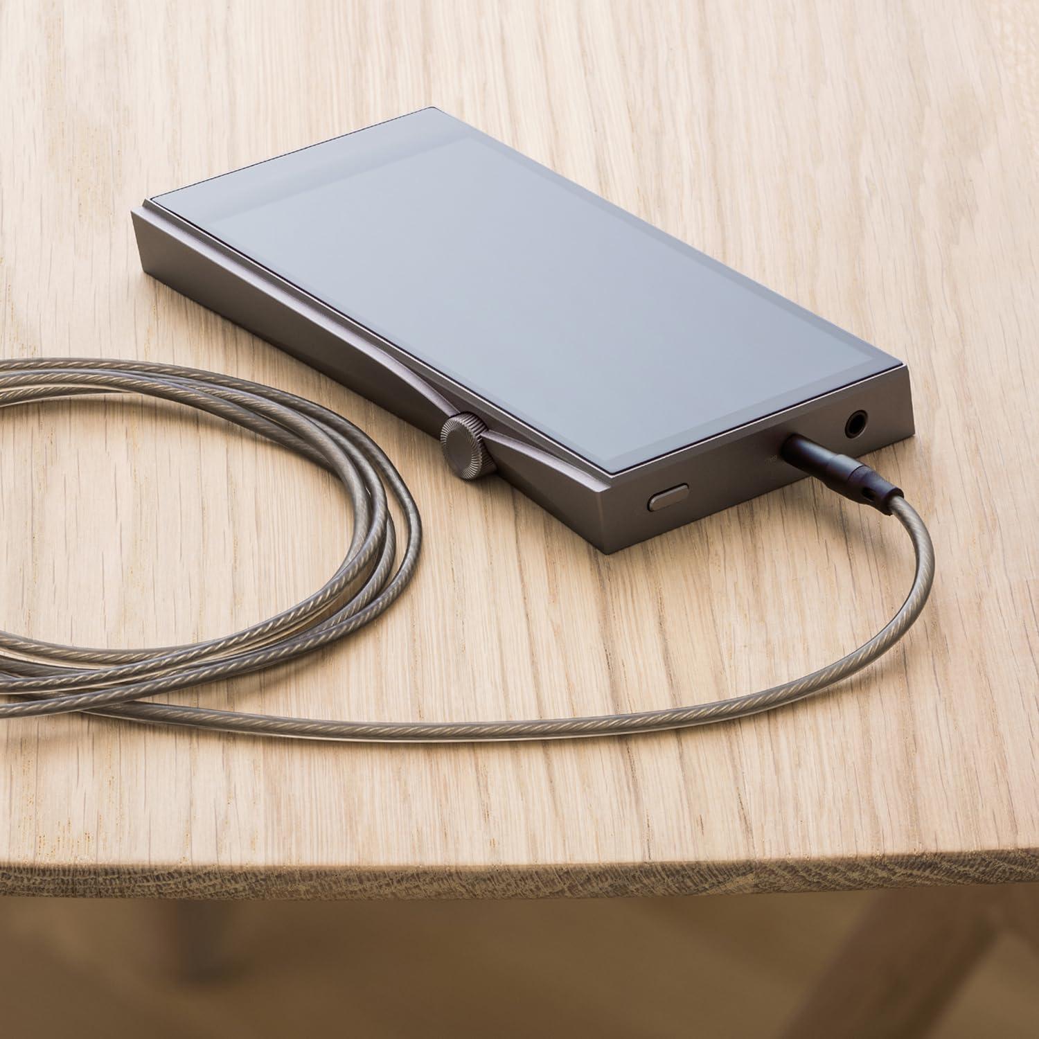 MEZE AUDIO MEZE AUDIO | 4.4mm OFC Upgrade Balanced Cable for 99 Series | Silver-Plated OFC Copper | 4.4mm Male to Dual TS Mono 3.5mm Male Connector Plug | Cable Length 1.50m/4.9ft