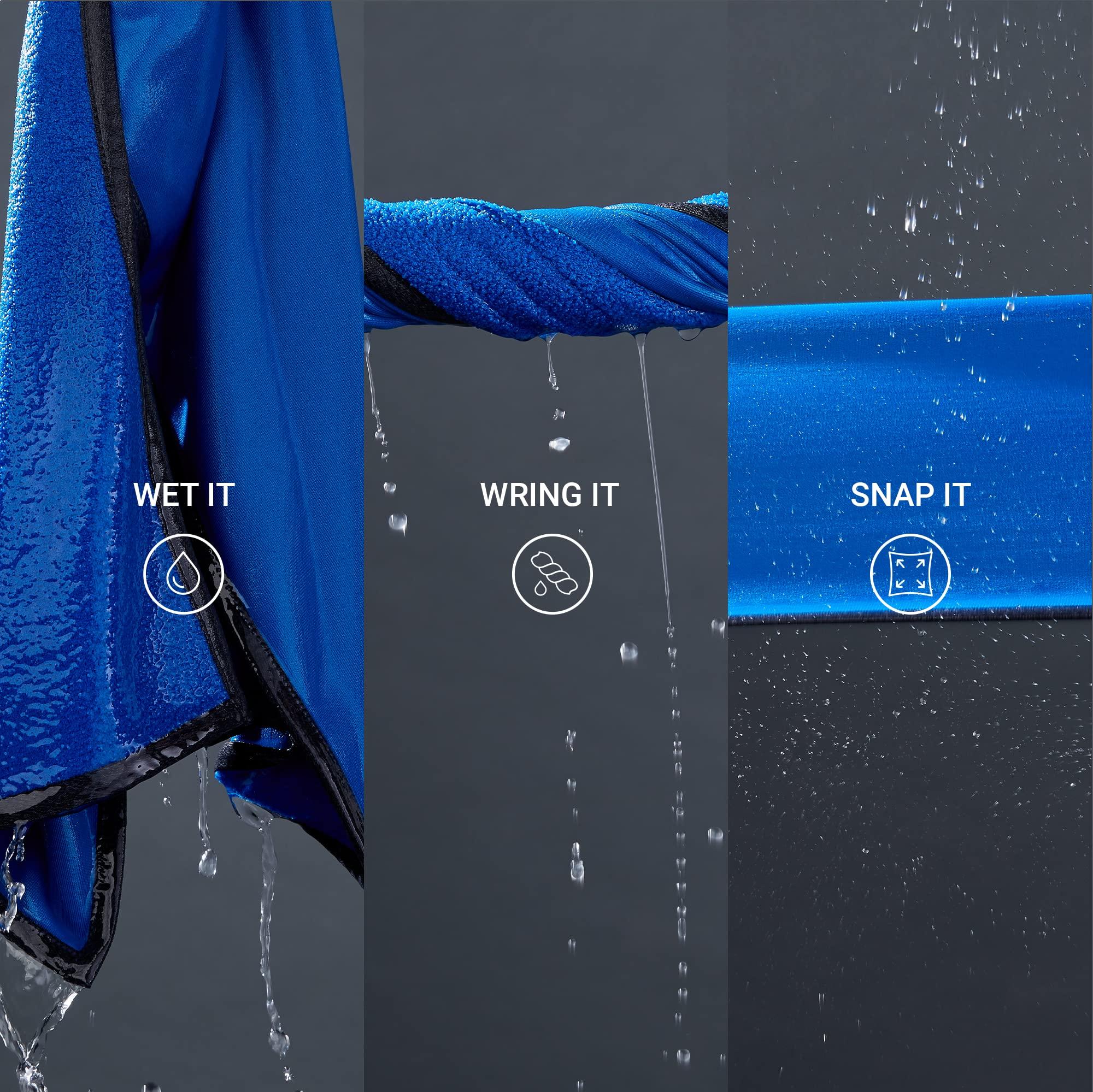 MISSION MISSION Cooling Helmet Liner, USA Flag - Lightweight & Breathable - Cools Up to 2 Hours - UPF 50 Sun Protection - Machine Washable