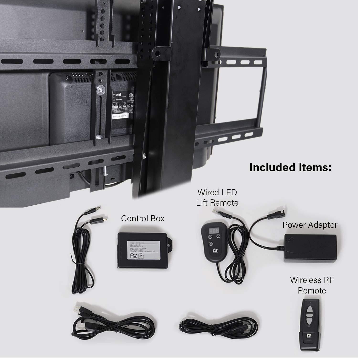 Touchstone Touchstone Valueline Swivel Smart Motorized TV Lift-for 32-70\" TVs-360 Degree Swivel-39 Height Travel-120lb Capacity-Height Memory-Flat Lid Mount-5yr Warrant-Alexa/WiFi Enabled-30010