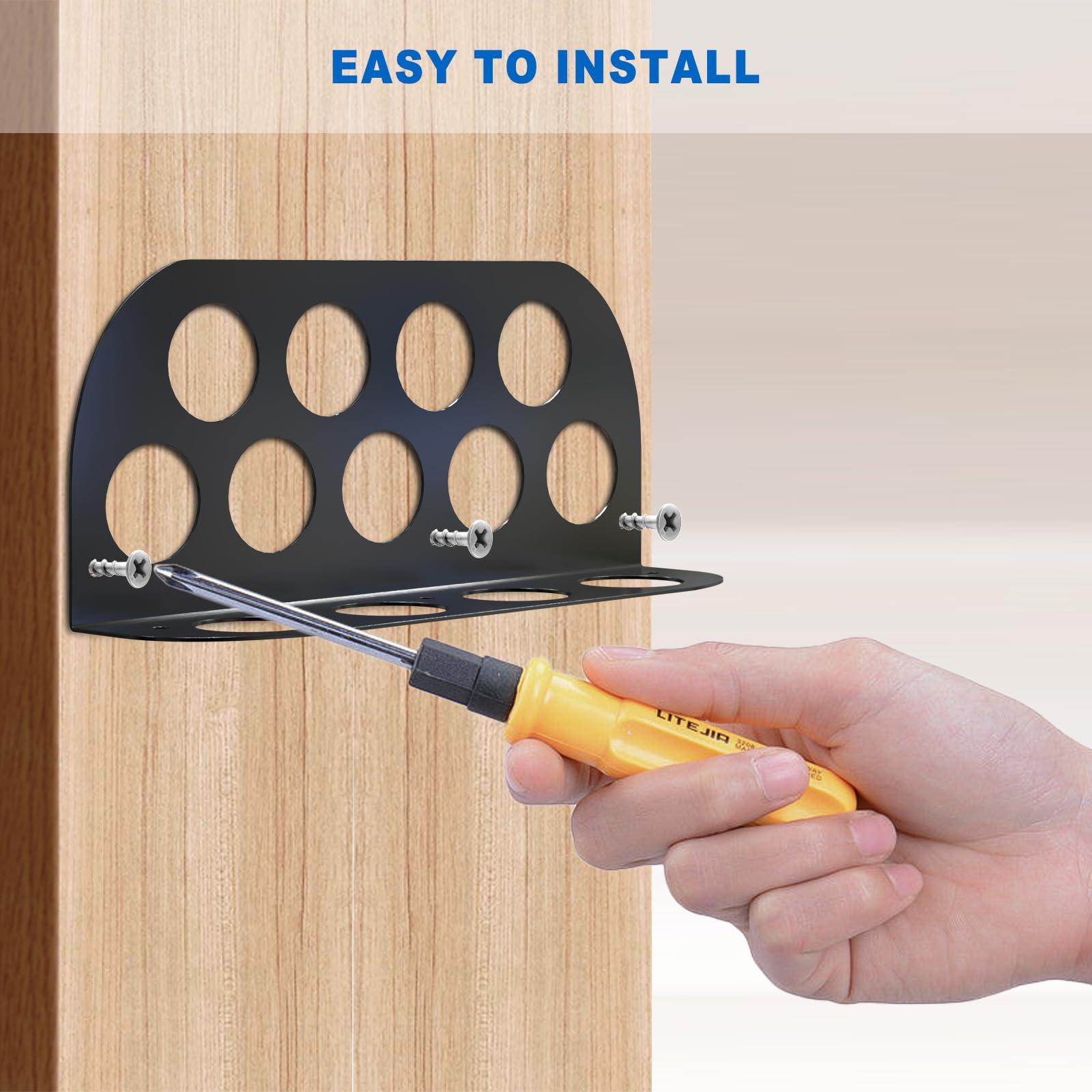 Hadwoer Hadwoer Cable Chase Wire Bracket (10 Pack), Electrical Wire Bracket, NM Cable Organizer, Wire Holder, NM Cable Support, NMSC Stackers, Includes 13 Cable Holes to Keep Wiring Clear and Organized