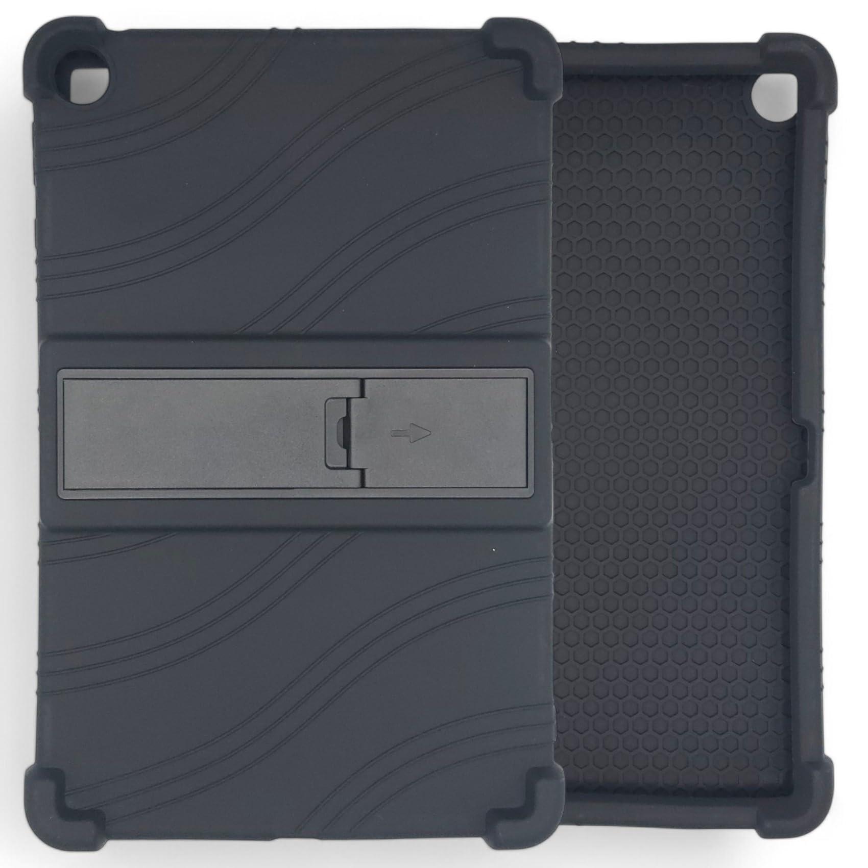 TEKNET TEKNET Case for Huawei MatePad SE 10.4 Shockproof Silicone Case with Folding Stand Base, Anti-Slip Protection Anti-Fall (Black)