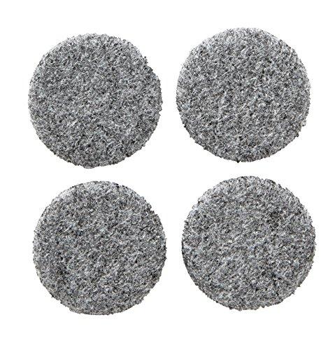 Scotch Scotch Heavy Duty Felt Pads, Round, Gray, 1.5-Inch Diameter, 4 Pads/Pack (SP871-NA)