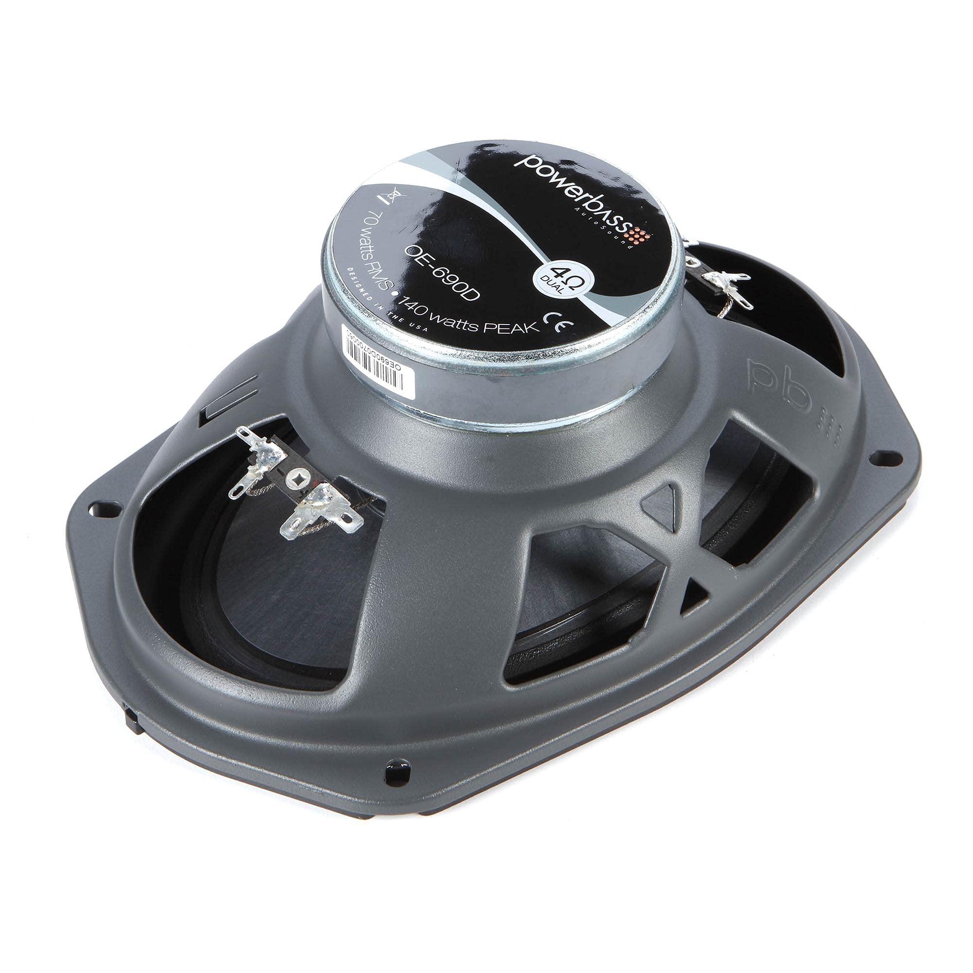 PowerBass PowerBass OE-690D - 6"x9" 3-Way Speakers 100Wrms / 300Wmax (2-Ohm) - Pair