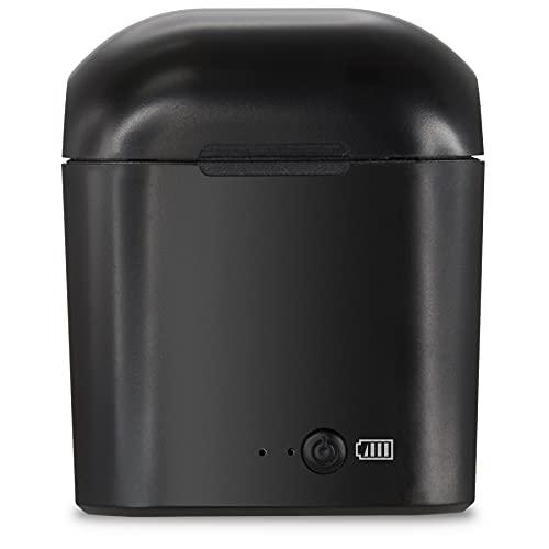 iLive iLive Truly Wire-Free Bluetooth Earbuds, Sweatproof Design, Charging Case, Includes 3 Set of Ear Tips, Black (IAEBT300B)