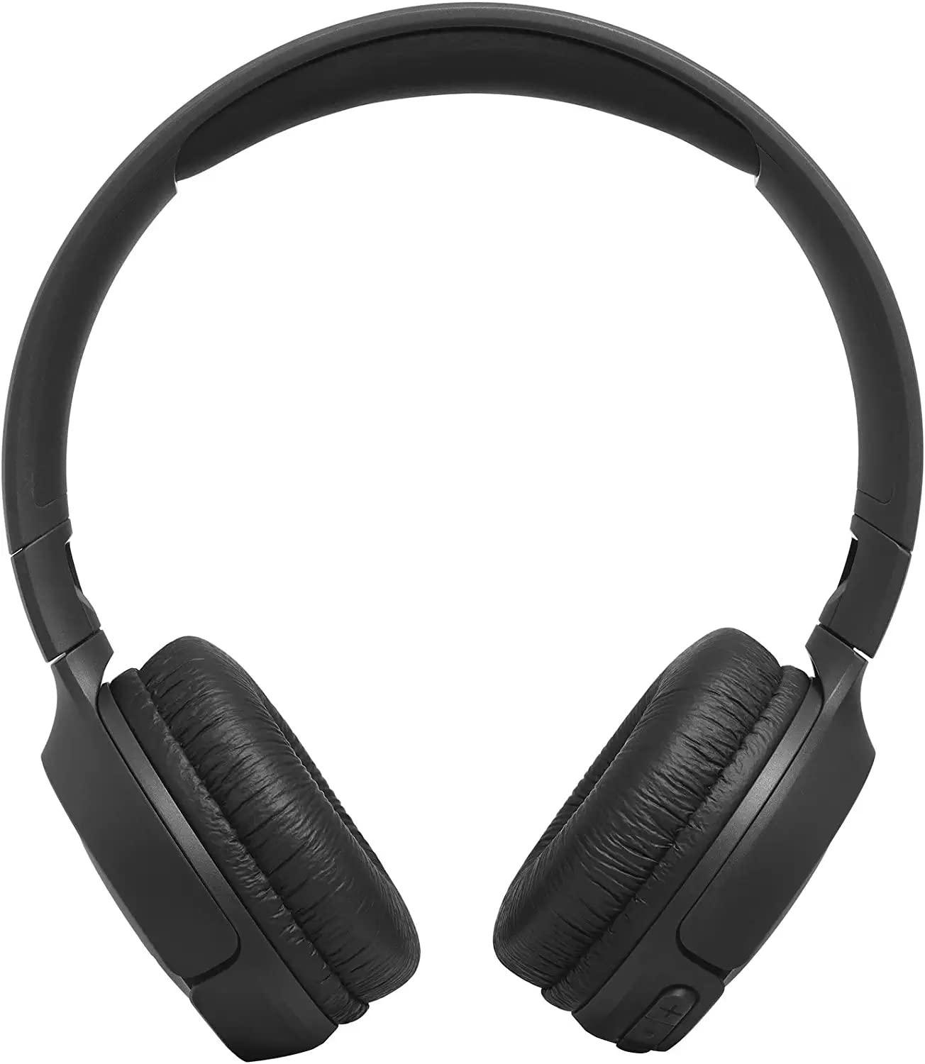 JBL JBL Tune 500BT - On-Ear Wireless Bluetooth Headphones, Includes LED Flashlight Key Chain Bonus (Black) (JBL TUNE 500BT + LED)