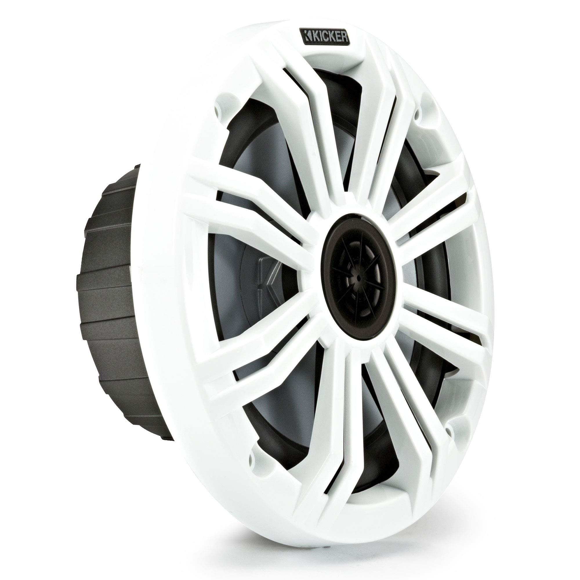 KICKER KICKER 6.5" White Marine Speakers (Qty 2) 1 Pair of OEM Replacement Speakers