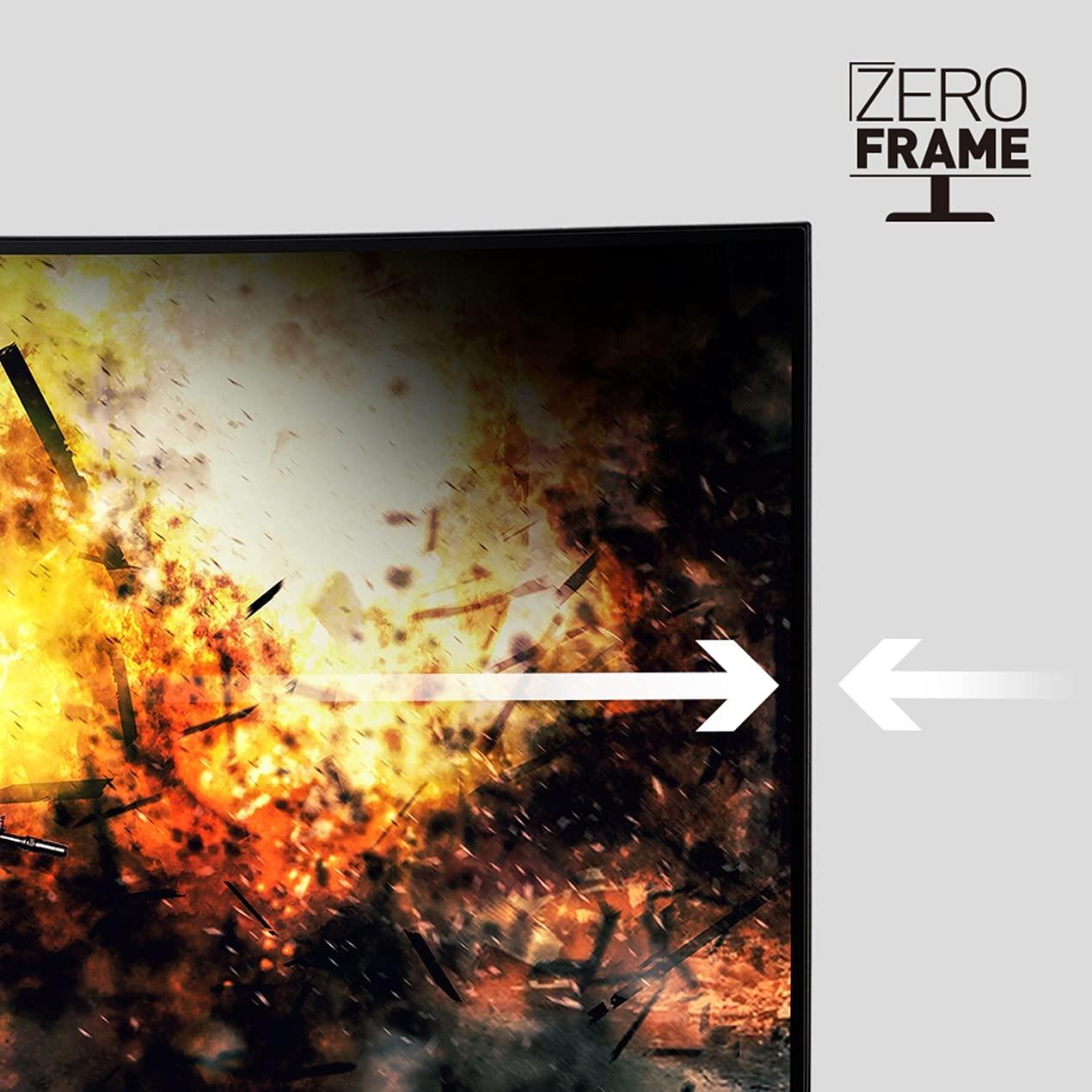 AOPEN AOPEN by Acer 27HC5R bmiix 27\" 1500R Curved Zero-Frame Full HD (1920 x 1080) Gaming Monitor | AMD FreeSync Technology | Up to 75Hz | 1ms | 2 x HDMI Ports & 1 x VGA Port