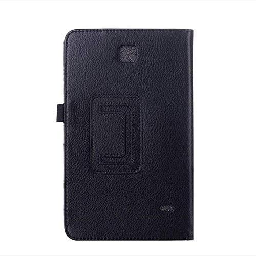 BSTLY Tablet Case for Samsung Galaxy Tab4 7.0 T230 Leather case Litchi Pattern Bracket Tablet Computer case T231 Protective Cover Purple Applicable to T230/T231/T235
