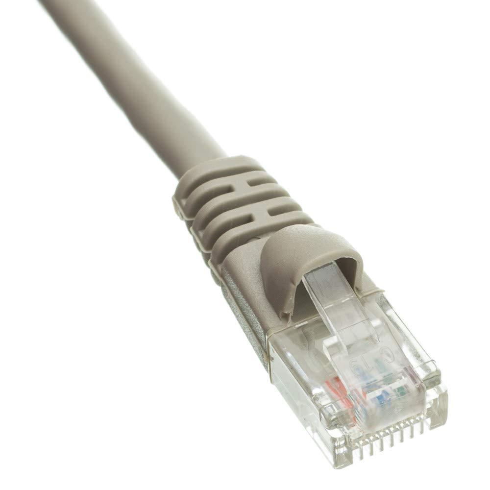 CableWholesale CableWholesale 15 Foot Gray Cat6a Ethernet Patch Cable, Snagless/Boot with RJ45 Connector, 500 MHz, 24 AWG, UTP(Unshielded Twisted Pair) Stranded Copper, Internet Patch Cable
