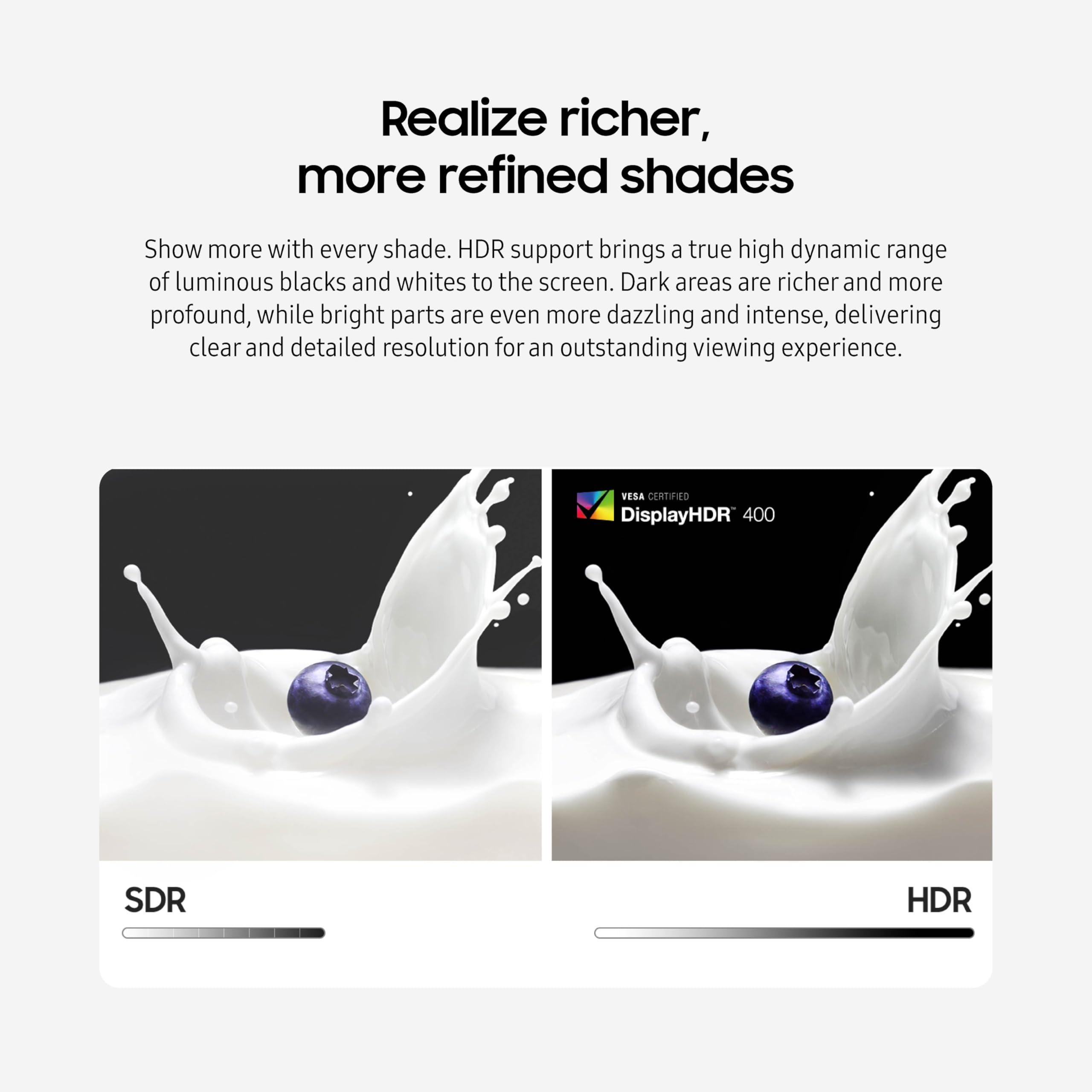 Samsung Samsung 27-Inch ViewFinity S80PB Series UHD Computer Monitor, DCI-P3 98%, VESA DisplayHDR 400, IPS Panel, Matte Display, USB-C, PIP/PBP, Intelligent Eye Care, LS27B804PXNXGO