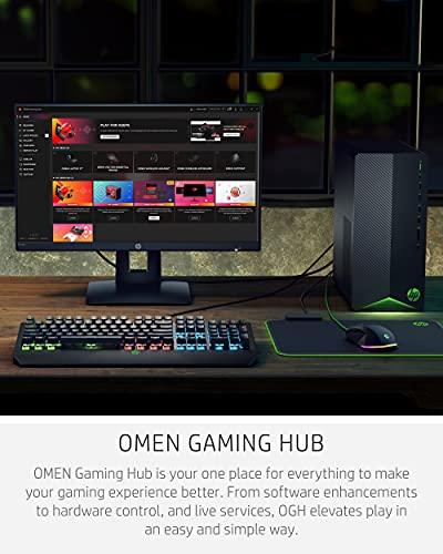 HP HP Pavilion Gaming PC, AMD Ryzen 3 5300G Processor, 8 GB RAM, 256 GB SSD, Windows 11, Wi-Fi 5 & Bluetooth 4.2 Combo, 9 USB Ports, Pre-Built Gaming PC Tower, Mouse and Keyboard (TG01-2010, 2021)