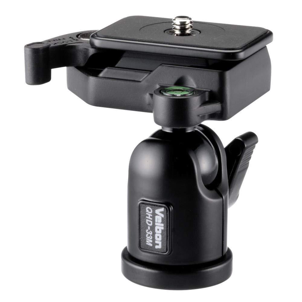 ILELM Velbon Sherpa 50 Aluminium Tripod with QHD-33M Ball and Socket Head - Black