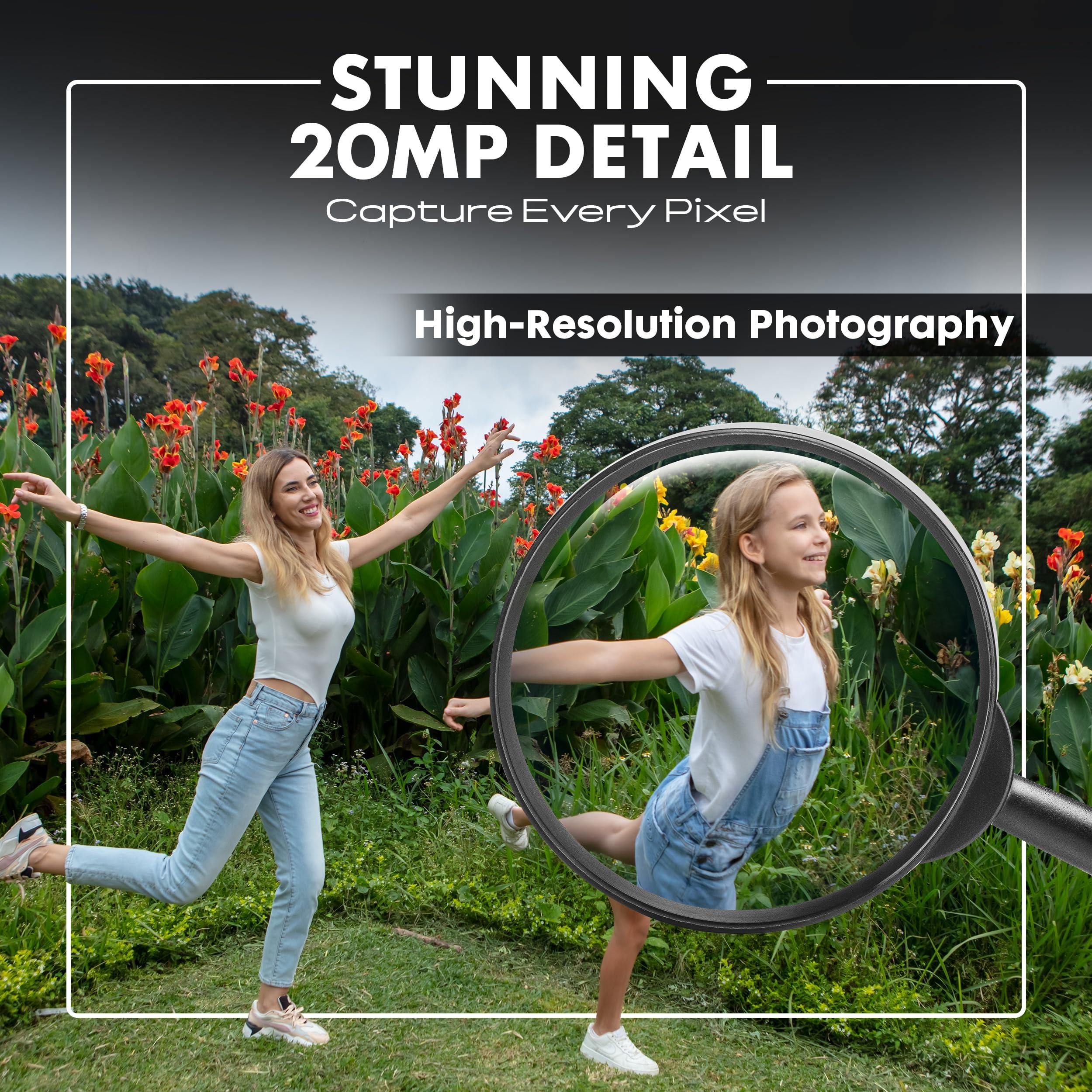 Minolta Minolta 20 Mega Pixels 40x Optical Zoom Digital Camera with 1080p FHD Video, Silver