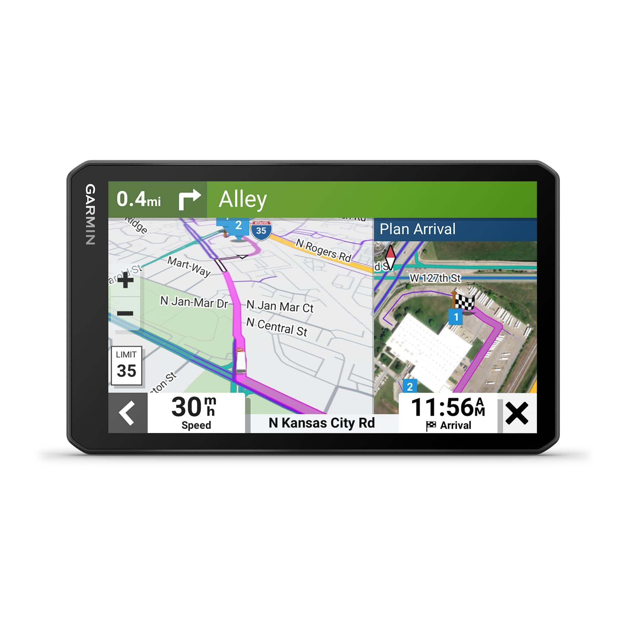 Garmin Garmin dezl OTR710, Large, Easy-to-Read 7 GPS Truck Navigator, Custom Truck Routing, High-Resolution Birdseye Satellite Imagery, Directory of Truck & Trailer Services (Renewed)