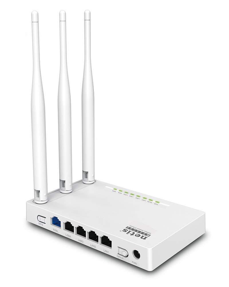 Netis Netis WF2409E 300Mbps High-Speed Wireless N Router | Smart 3 x 5dBi High Gain Antennas with Parental Control for Computers, Smartphones, Wireless Cameras
