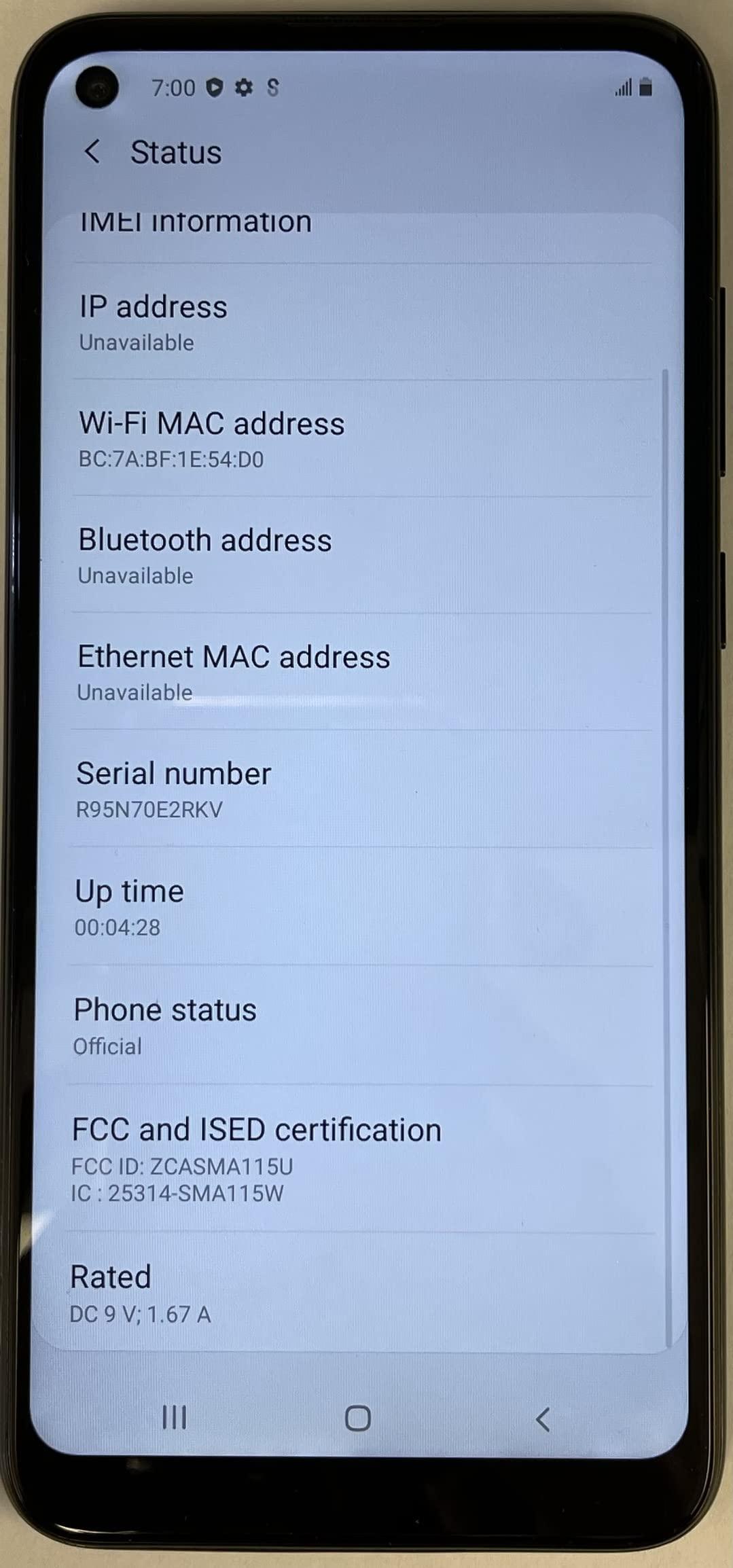 SAMSUNG Samsung Galaxy A11 6.4" A115M/DS 32GB 2GB RAM (GSM Only, No CDMA) International Version - No Warranty (White) (Renewed)