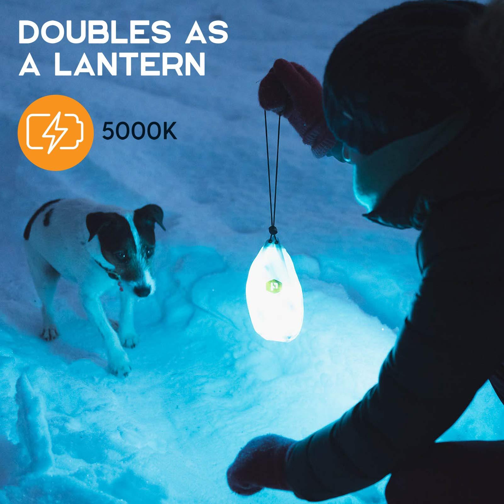 Power Practical Luminoodle XL PLus - The Original Portable LED Light Rope with USB Power Bank - 10 ft USB Waterproof String Lights - Rechargeable LED Lantern Kit