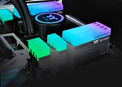 Thermaltake Thermaltake TOUGHRAM RGB DDR4 3600MHz 16GB (8GB x 2) 16.8 Million Color RGB Alexa/Razer Chroma/5V Motherboard Syncable RGB Memory R009D408GX2-3600C18B