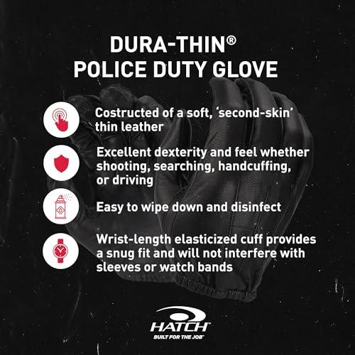 HATCH HATCH Dura-Thin Search Duty Glove, Black, XX-Large