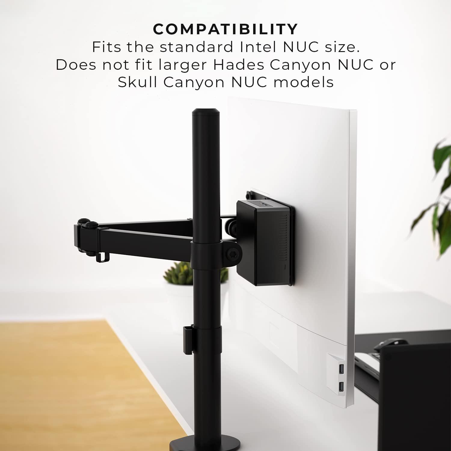 HumanCentric HumanCentric Mounting Bracket Compatible with Intel NUC | VESA Monitor Arm Extension Plate Compatible with The NUC Mini PC Computer