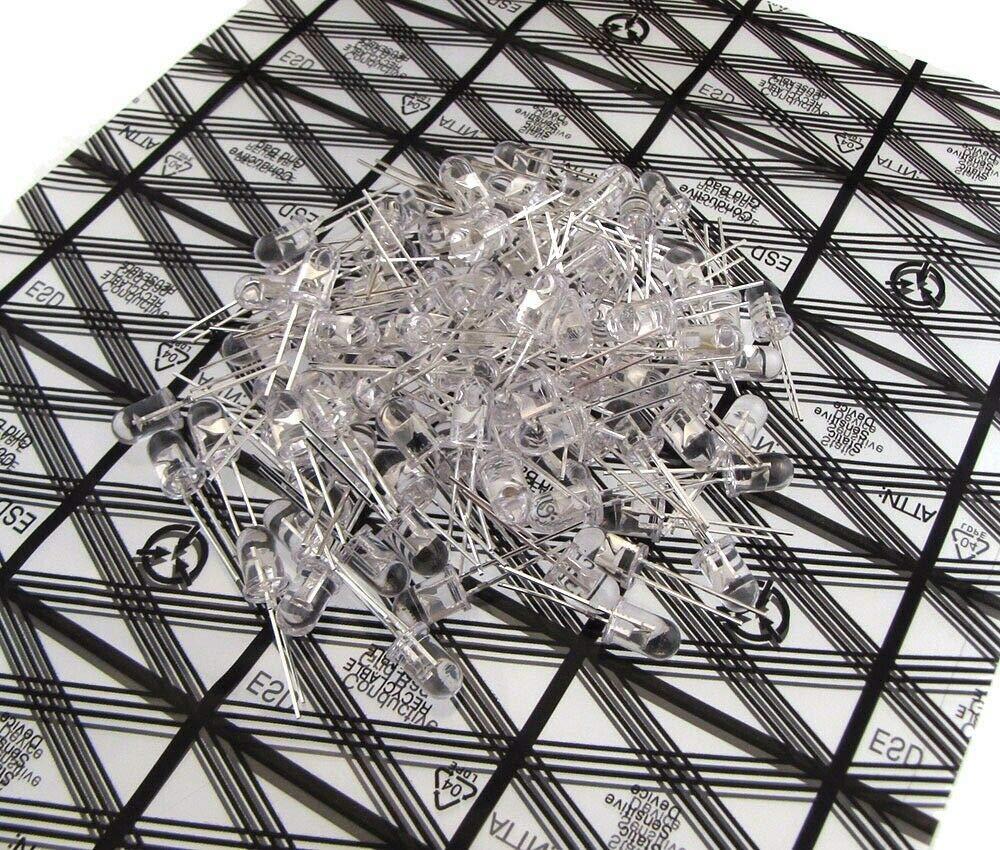 MDFLY 5mm 850nm IR Infrared LED for nighe verison Camera - Pack of 100