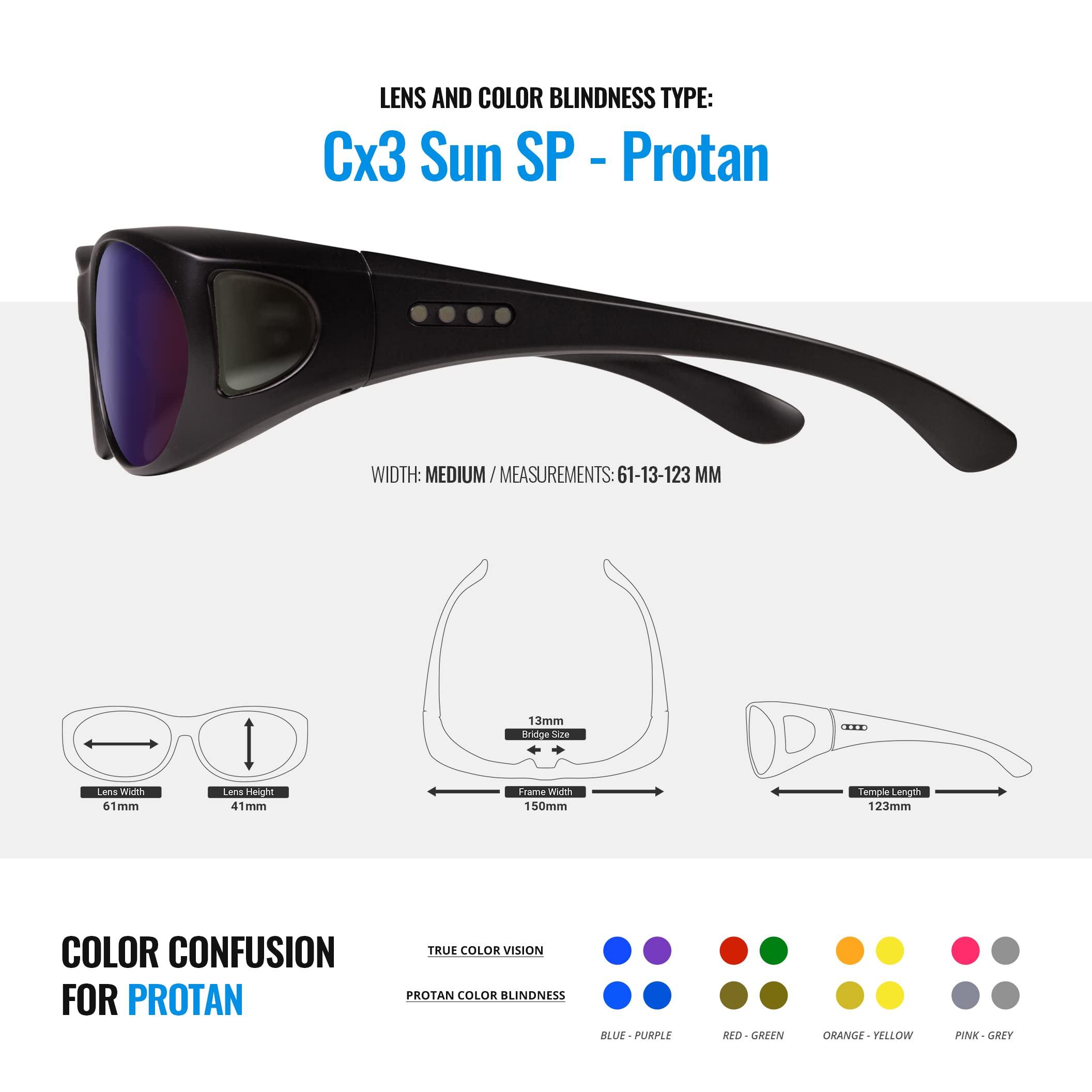 Enchroma Enchroma Color Blind Glasses - Avalon - Color Correcting & Enhancing Glasses Outdoor Use for Protan Color Blindness