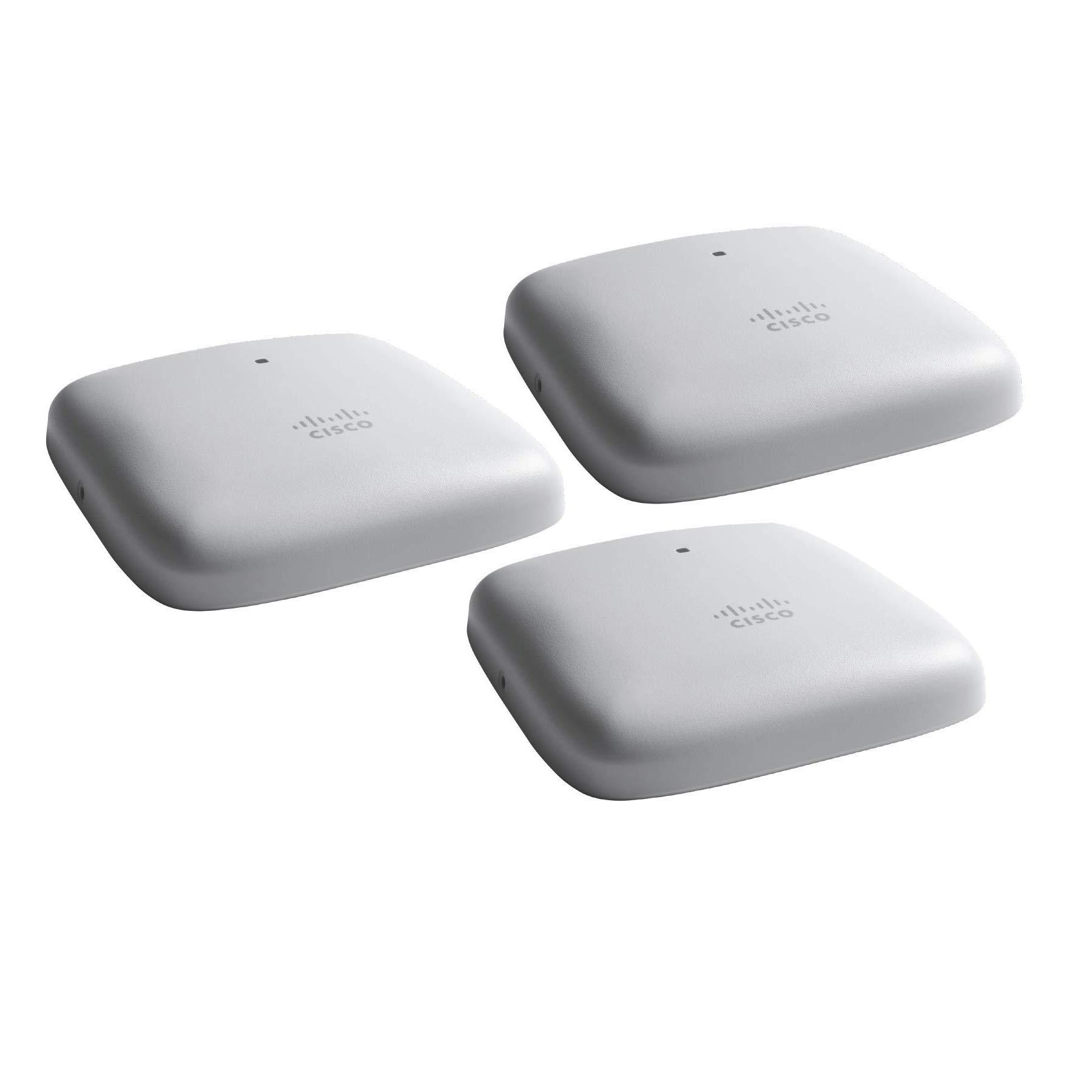 Cisco Cisco Business 240AC Wi-Fi Access Point | 802.11ac | 4x4 | 2 GbE Ports | Ceiling Mount | 3 Pack Bundle | Limited Lifetime Protection & Business 240AC Wi-Fi Access Point | 802.11ac (Renewed)