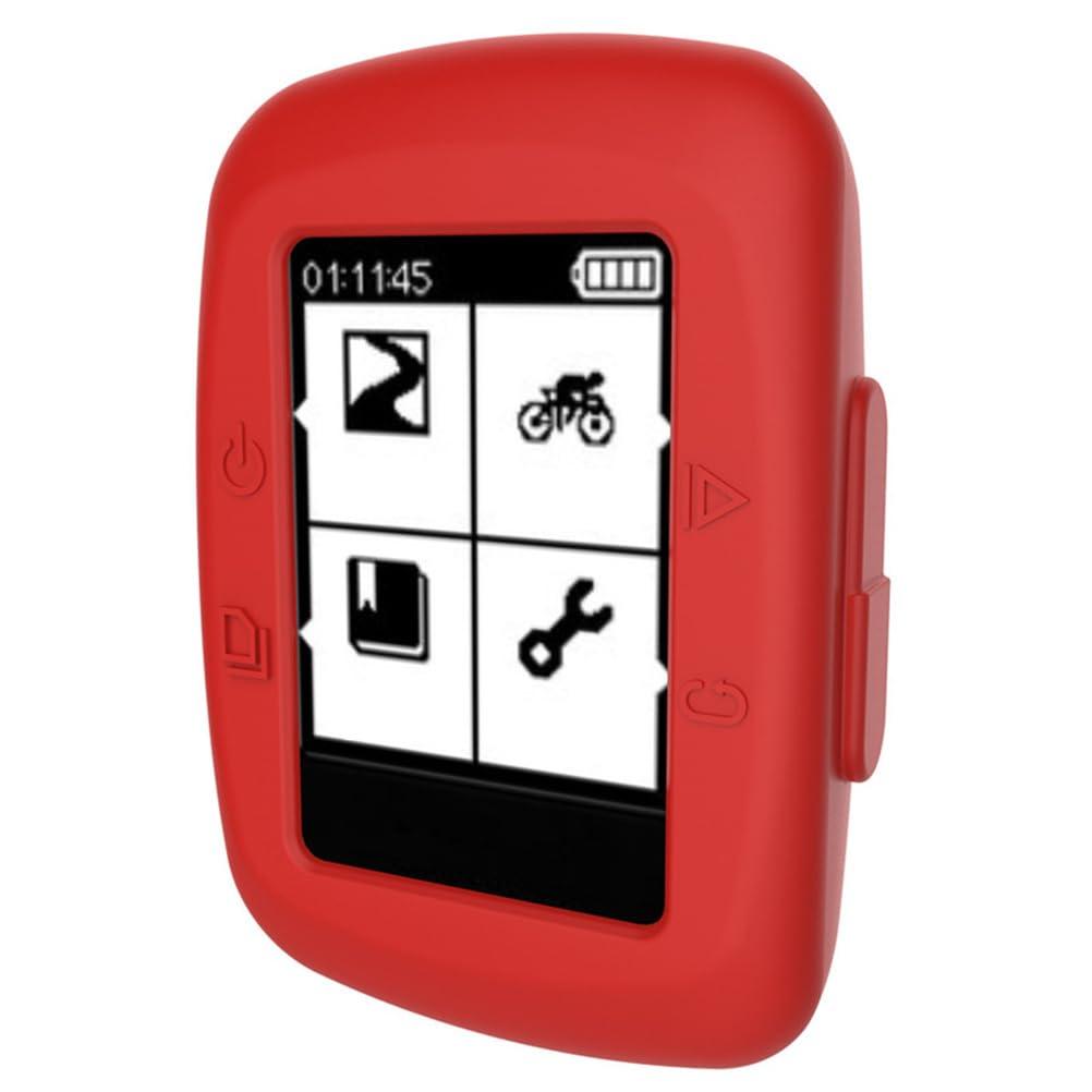 Hemobllo Edge Protective Case Compatible for Garmin Edge 200 500 Cycling Bike Computer Cases Cover Shell Protective Case Cover (Red) Edge Bike Computer Shell
