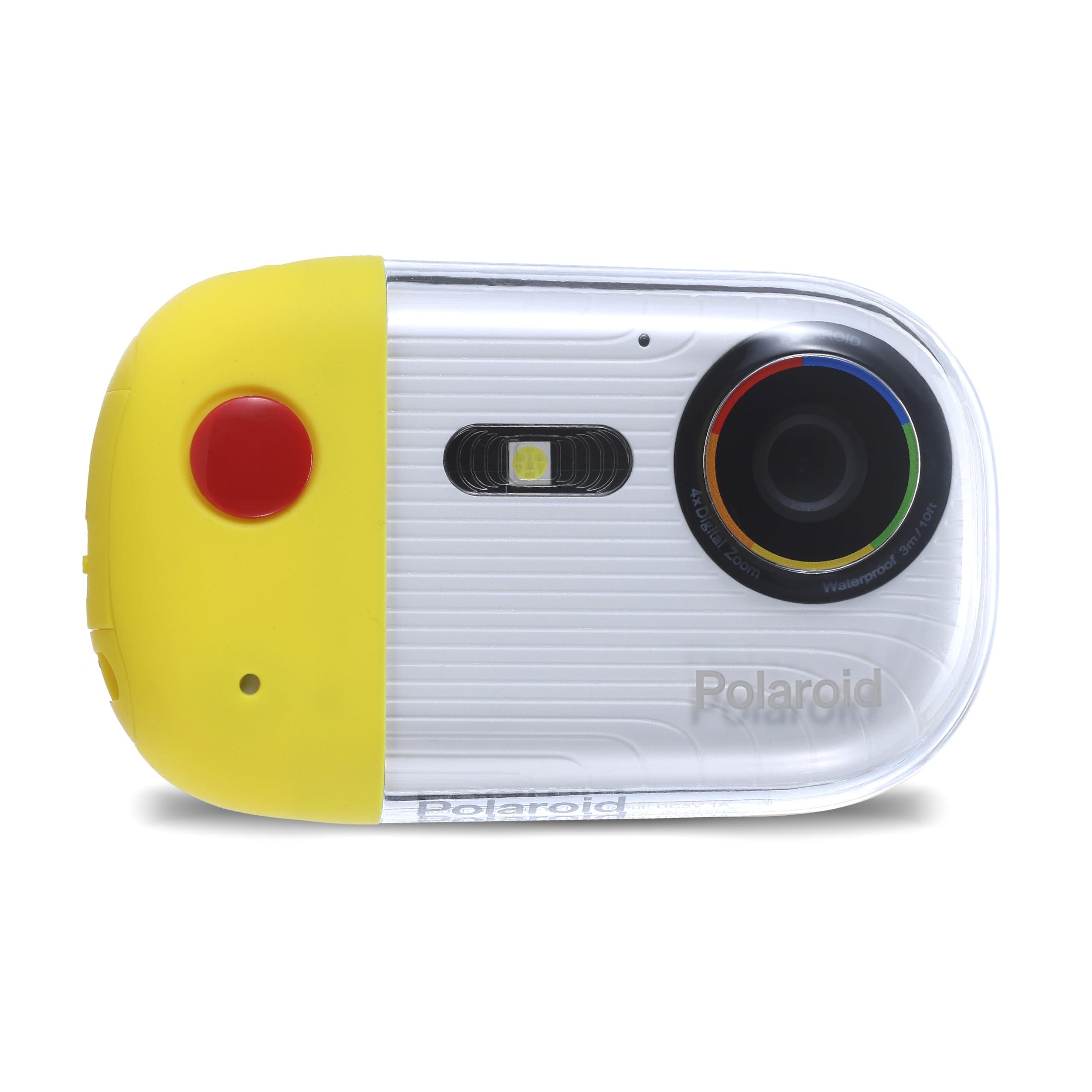 Sakar Polaroid Underwater Camera 18mp 4K UHD, Polaroid Waterproof Camera for Snorkeling and Diving with LCD Display, USB Rechargeable Digital Polaroid Camera for Videos and Photos