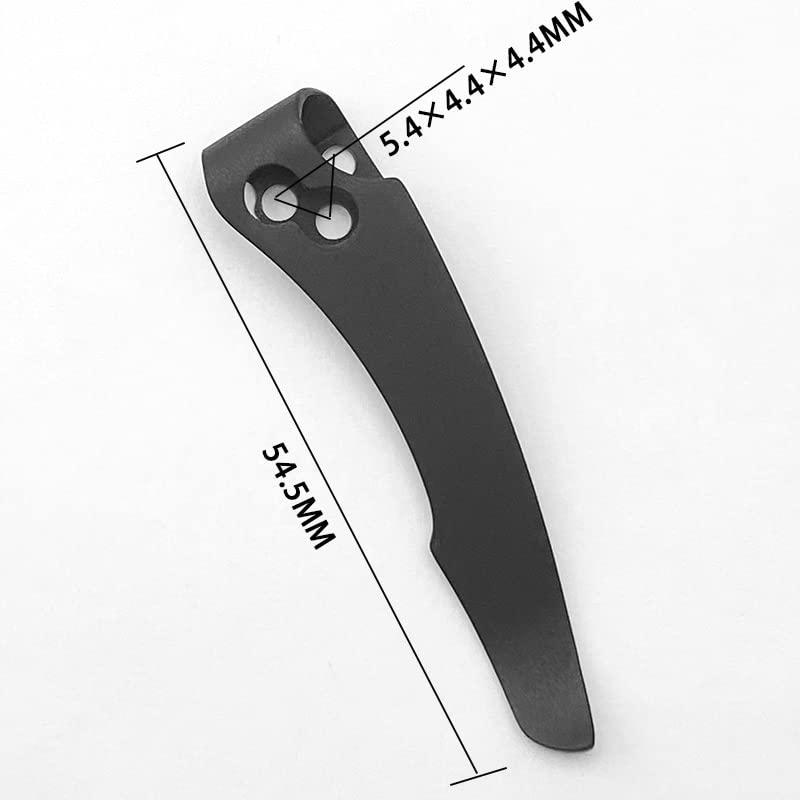 UPFIST UPFIST 1 Piece Deep Carry Pocket Clip Fits for Cold Steel Recon1 Old Version, CNC Titanium Integrated Back Clip