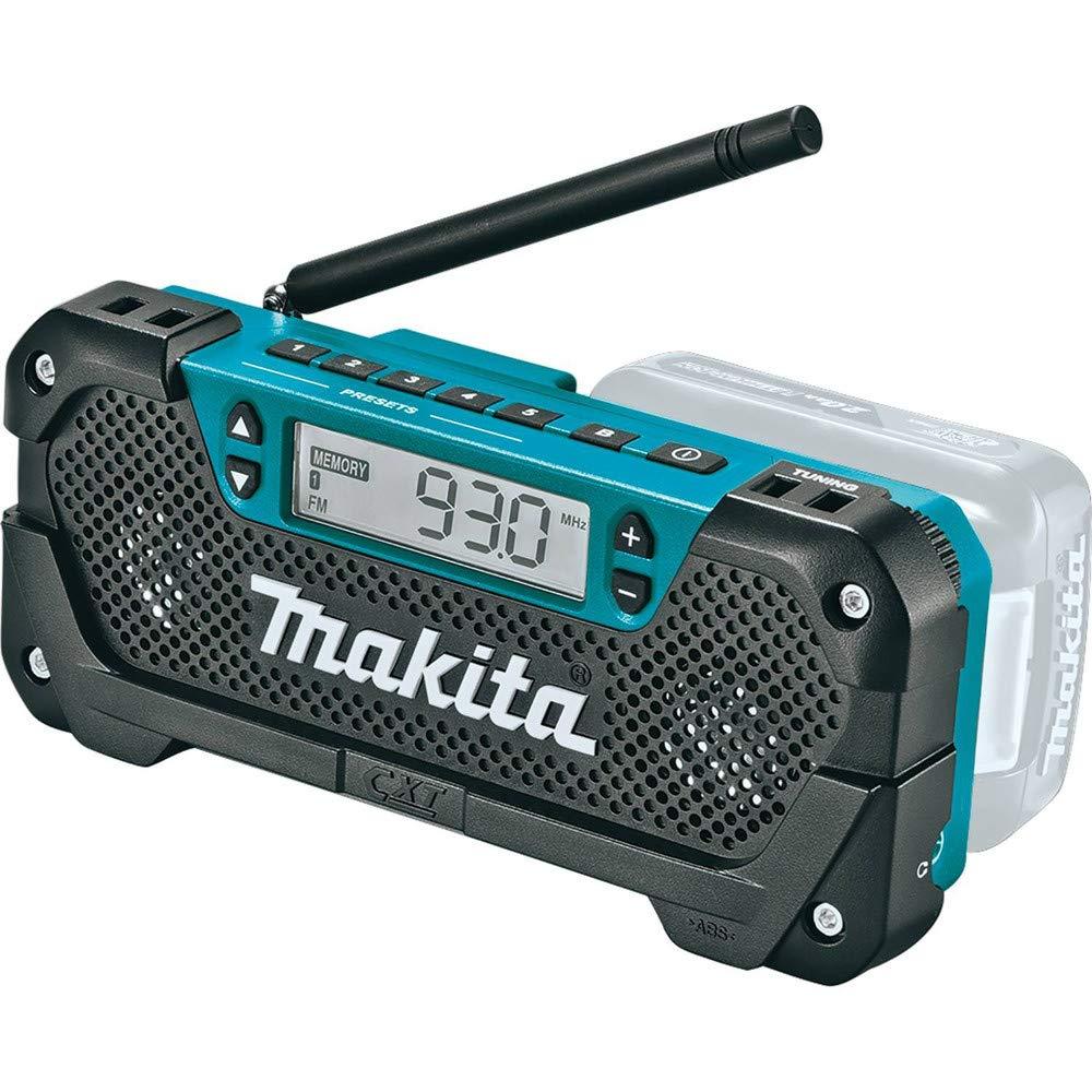 Makita Makita RM02 12V max CXT Lithium-Ion Cordless Compact Job Site Radio, Tool Only
