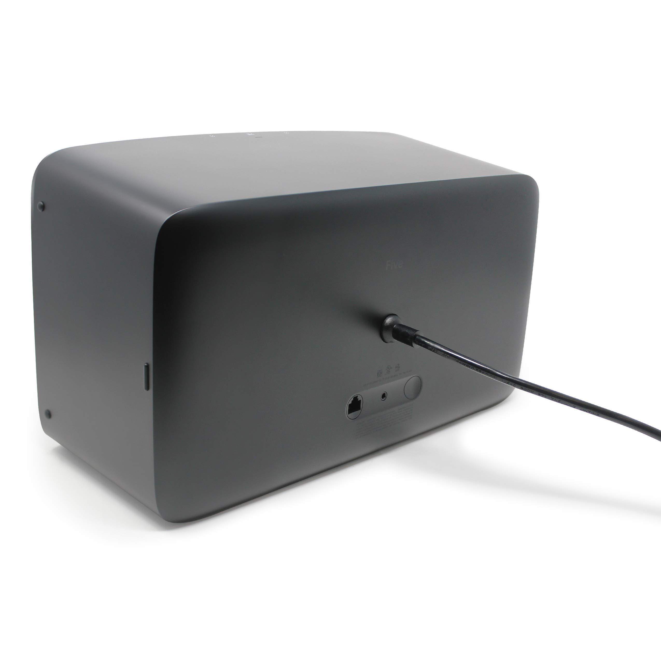 VEBNER Vebner 3-Foot Power Cord Compatible with Sonos Five, Sonos Play 5, Sonos Beam, Sonos Ray, Sonos Arc, Arc Ultra, Sonos Amp, Sonos Playbase, Sonos Sub Gen 3 and Sonos Sub Mini - Black