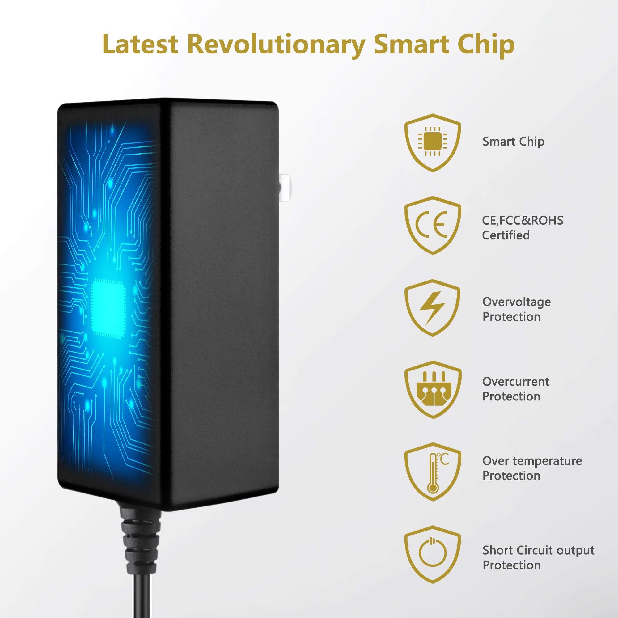 Omilik Omilik 6FT 12V AC-DC Adaptor Power Supply Charger for Maplin N26NC 4 in 1 Car Jump Starter