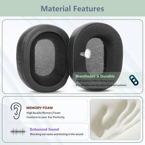 XRHTONG XRHTONG Breathable Replacement Earpads Compatible with Philips SHB7000/SHB7250/SHB9850NC/SHB7150 Headphones Ear Pads Cushion(Breathable Fabric/High Density Foam)