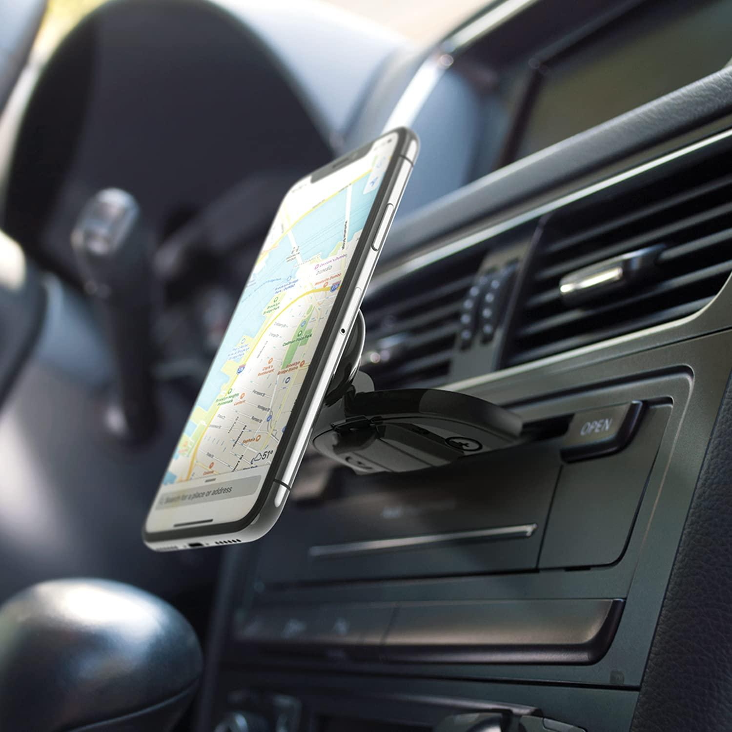 iOttie iOttie iTap 2 Magnetic CD Slot Car Mount Holder, Cradle for Samsung Galaxy S22, Google Pixel 7, Motorola Moto G, OnePlus 10, Sony Xperia & Other Android Smartphones, Black