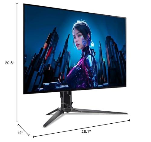 acer acer Predator X32 X3 | 31.5\" UHD 3840 x 2160 OLED Gaming Monitor | AMD FreeSync Premium Pro | 480Hz at 1920 x 1080 (DFR) | Up to 0.01ms | 1000nits @ HDR 3% | USB Type-C, 1 x DP 1.4 & 2 x HDMI 2.1