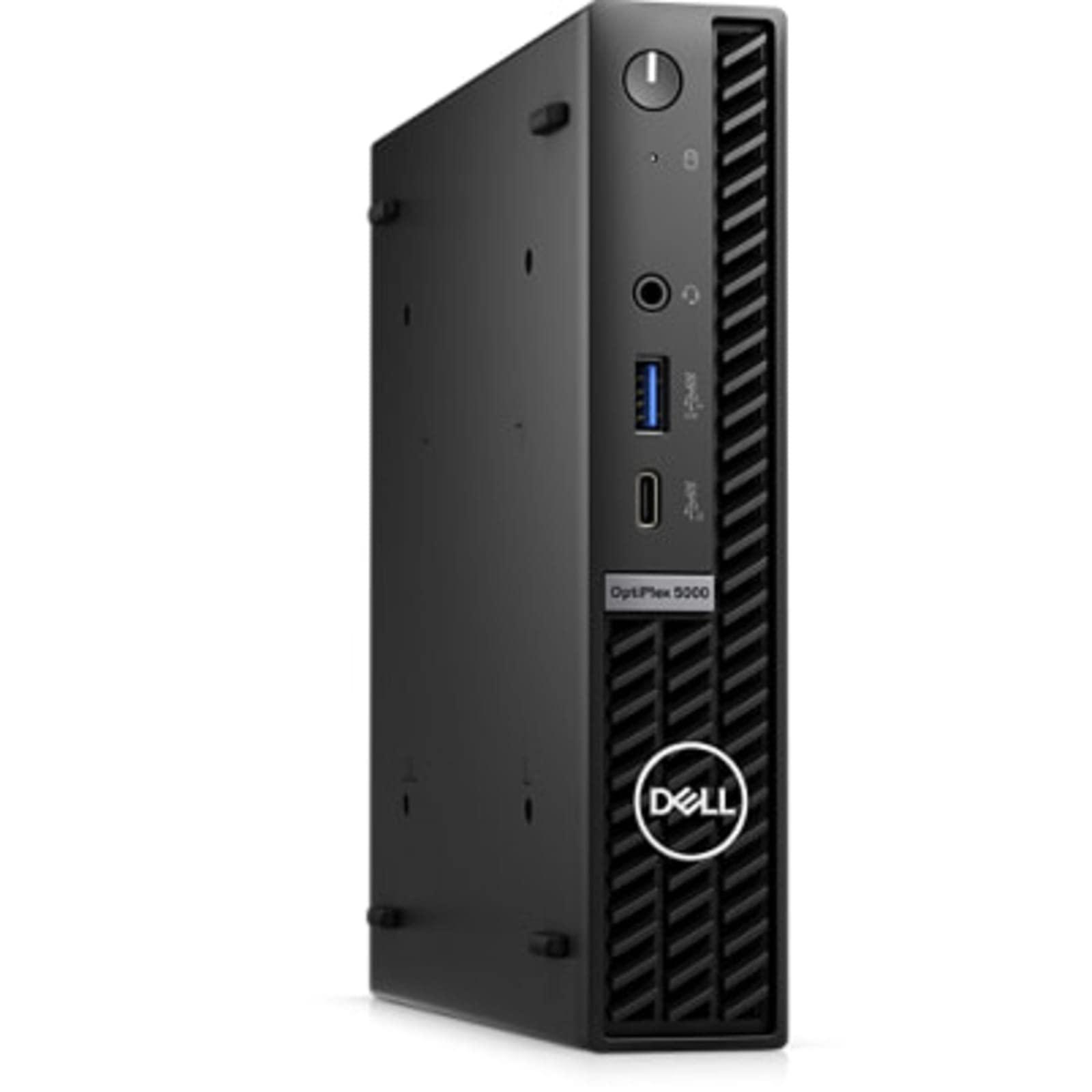 Dell Dell Optiplex 5000 Micro Tower Desktop (2022) | Core i7-12700T - 512GB SSD Hard Drive - 16GB RAM | 12 cores @ 4.7 GHz Win 11 Pro Black (Renewed)