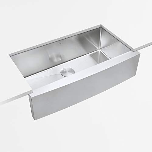 ZUHNE ZUHNE Stainless Steel Farmhouse Kitchen Sink (36-Inch Apron Front, 16-Gauge Single Bowl)