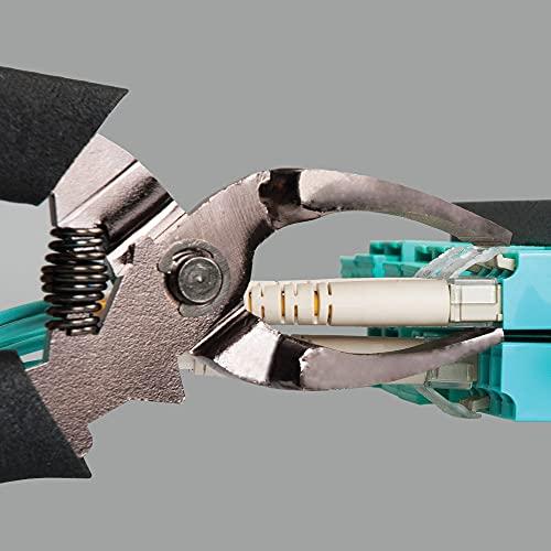 ICC ICC RJ45 Keystone Connector and Patch Cord Removal Tool with Wide Flat Nose Jaws, Compatible with Ethernet and Fiber Optic Patch Cables, High-Density, Corrosion-Resistant, Ergonomic Handle