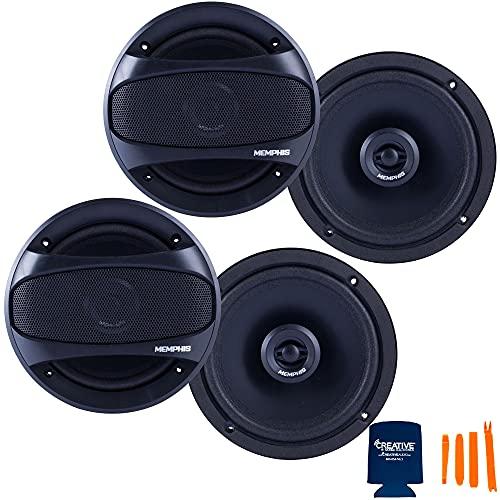 Memphis Audio Memphis Audio 2 Pairs of SRX62 Street Reference Series 6.5" Coaxial Speakers