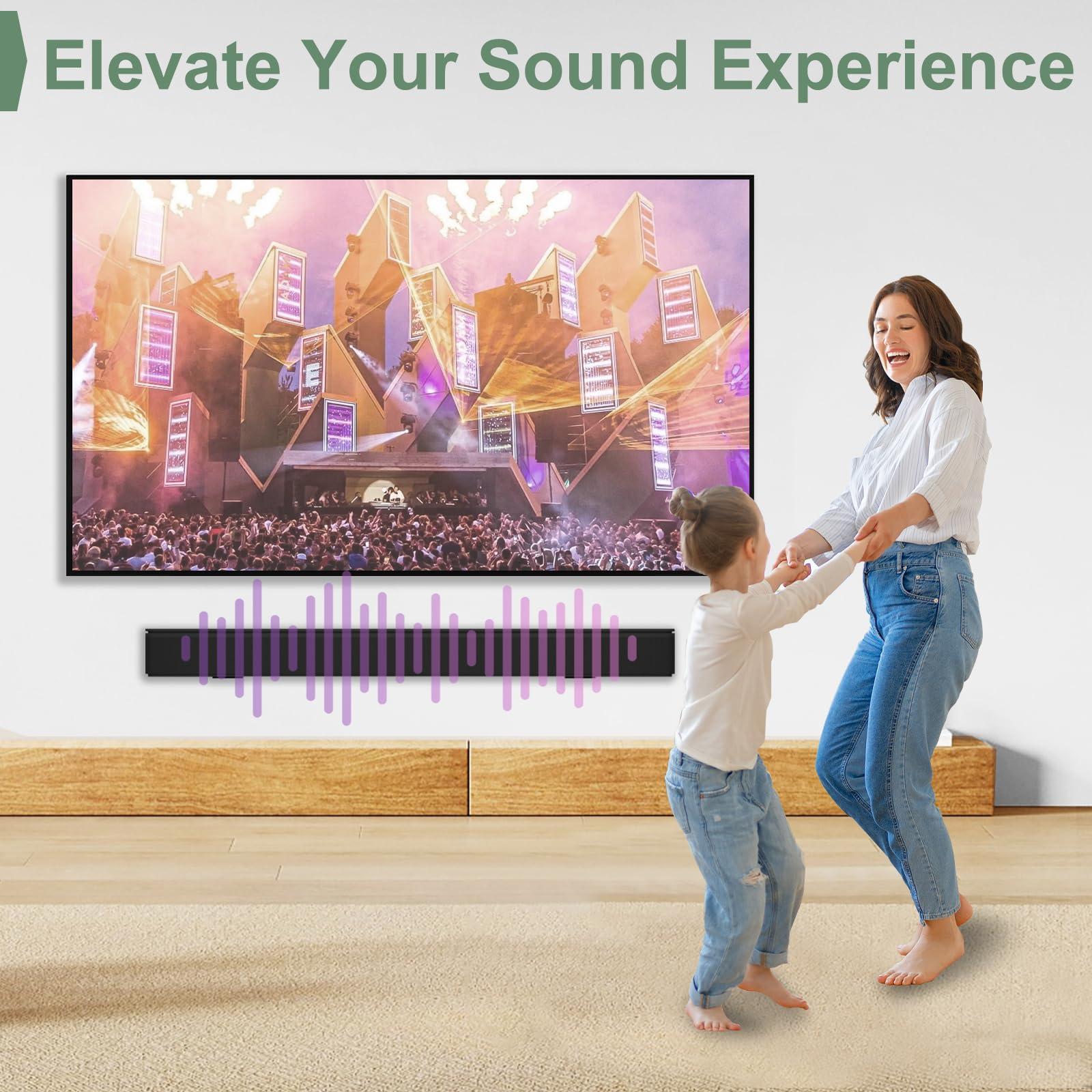 Dinghosen Dinghosen Soundbar Wall Mount for Bose WB-300 SoundTouch 300 Soundbar 500 Soundbar 600 Soundbar 700 Soundbar 850 Soundbar 900 Soundbar 950 for Bose Soundbar Mount, for Bose Soundbar Mounting Bracket