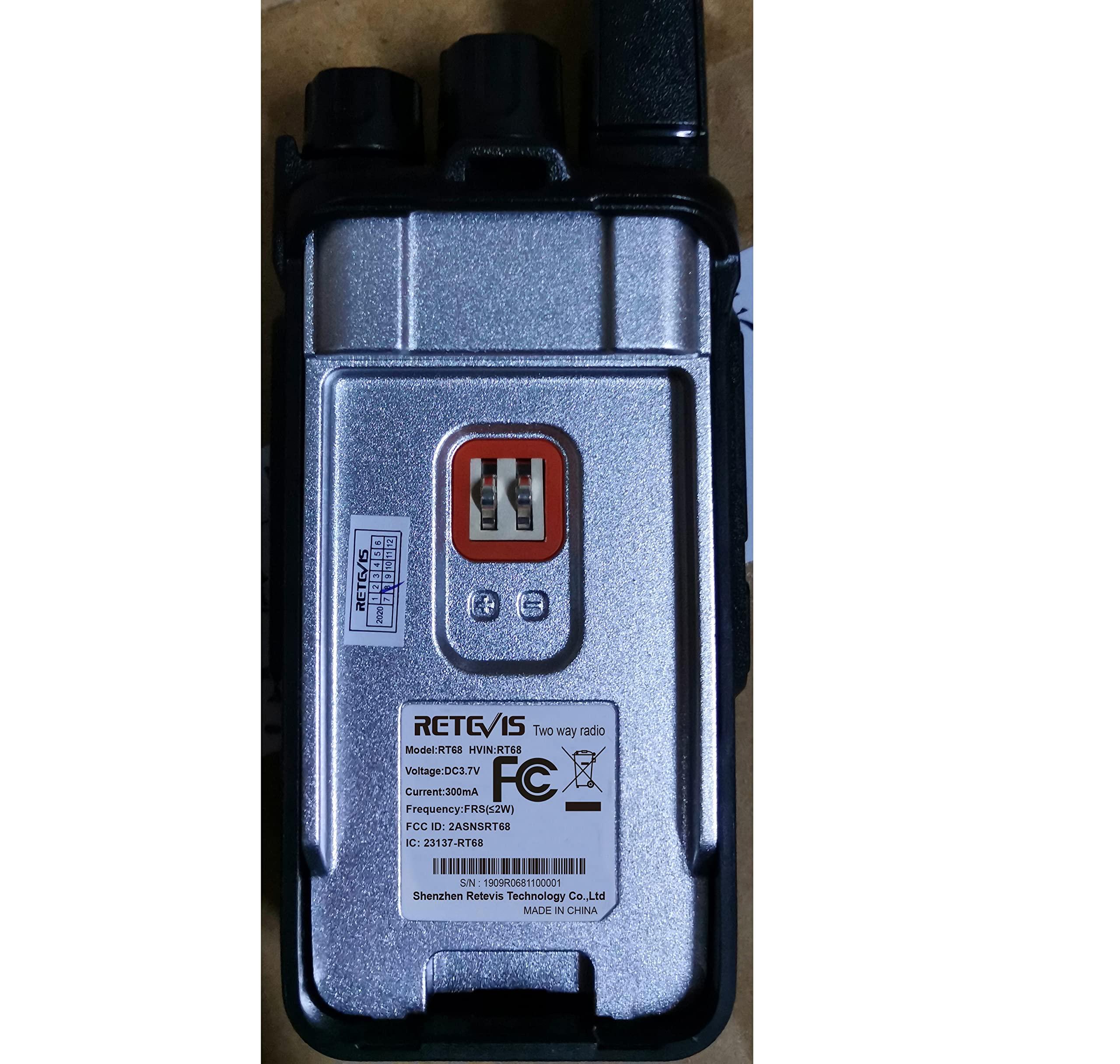 Retevis Retevis RT68 Two-Way Radios(10 Pack) Bundle with Six Way Charger(1 Pack), Walkie Talkies for Adults, 2 Way Radio with Earpiece, Walkie Talkie Rechargeable with Charging Base