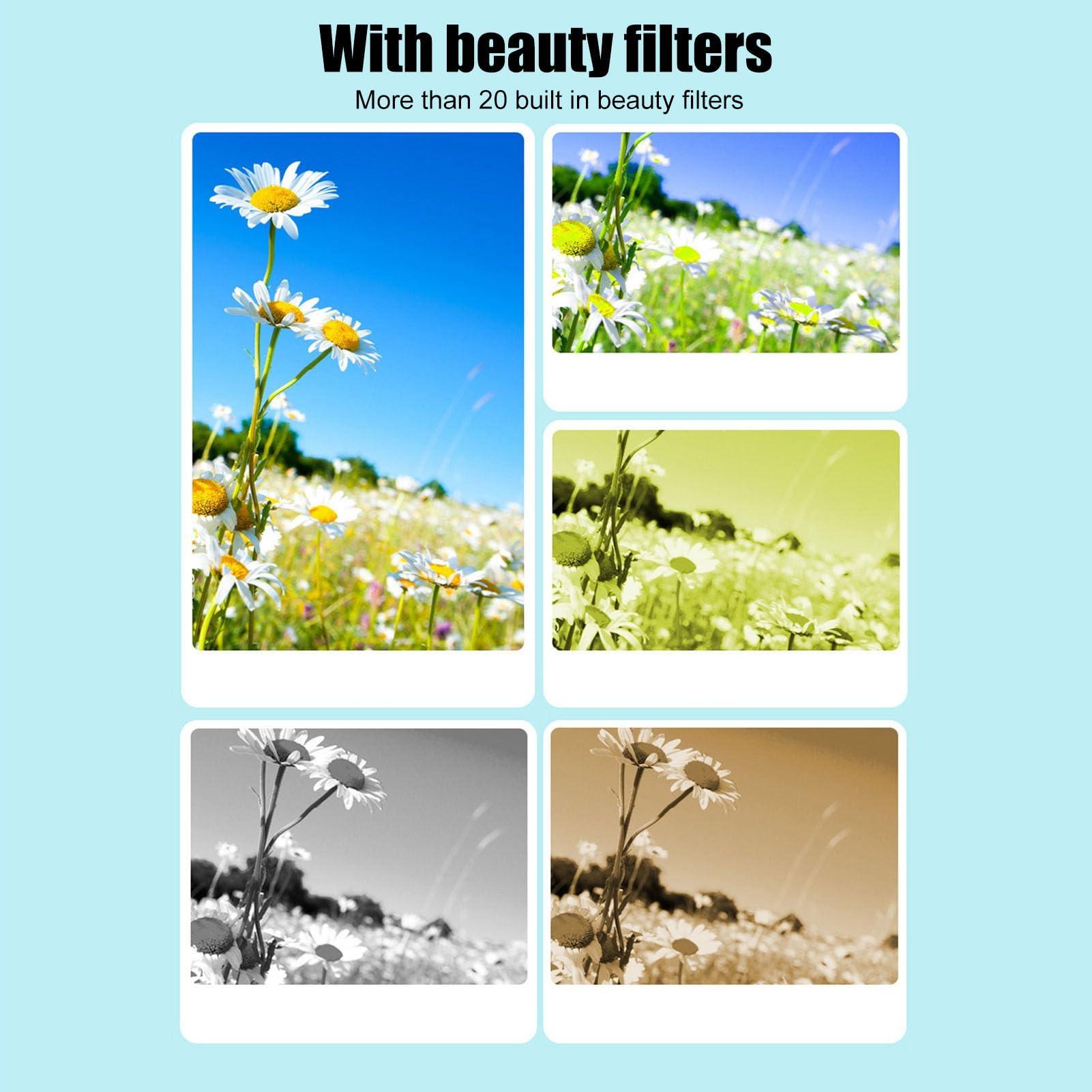 Sanpyl Digital Camera, FHD 1080P 44MP Autofocus Vlogging Camera with 2.5in IPS HD Screen, 16X Digital Zoom, Anti Shake Compact Small Vedio Camera for Boys Girls Kids ()