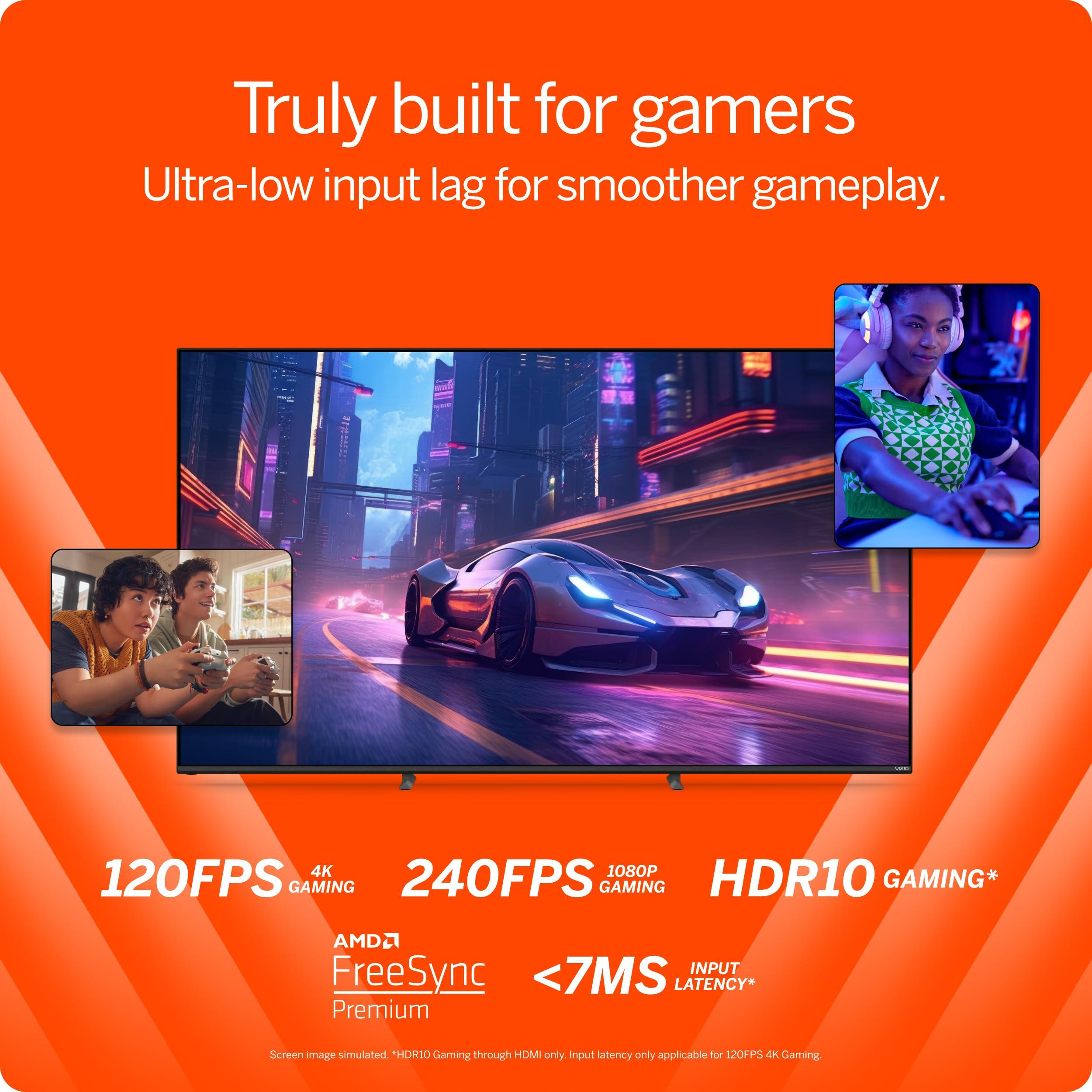 VIZIO VIZIO 50-inch MQX-Series 4K 120Hz QLED HDR10+ Smart TV with Dolby Vision, Active Full Array, 240Hz @ 1080p PC Gaming, WiFi 6E, Apple AirPlay, Chromecast Built-in, M50QXM-K01, 2023 Model