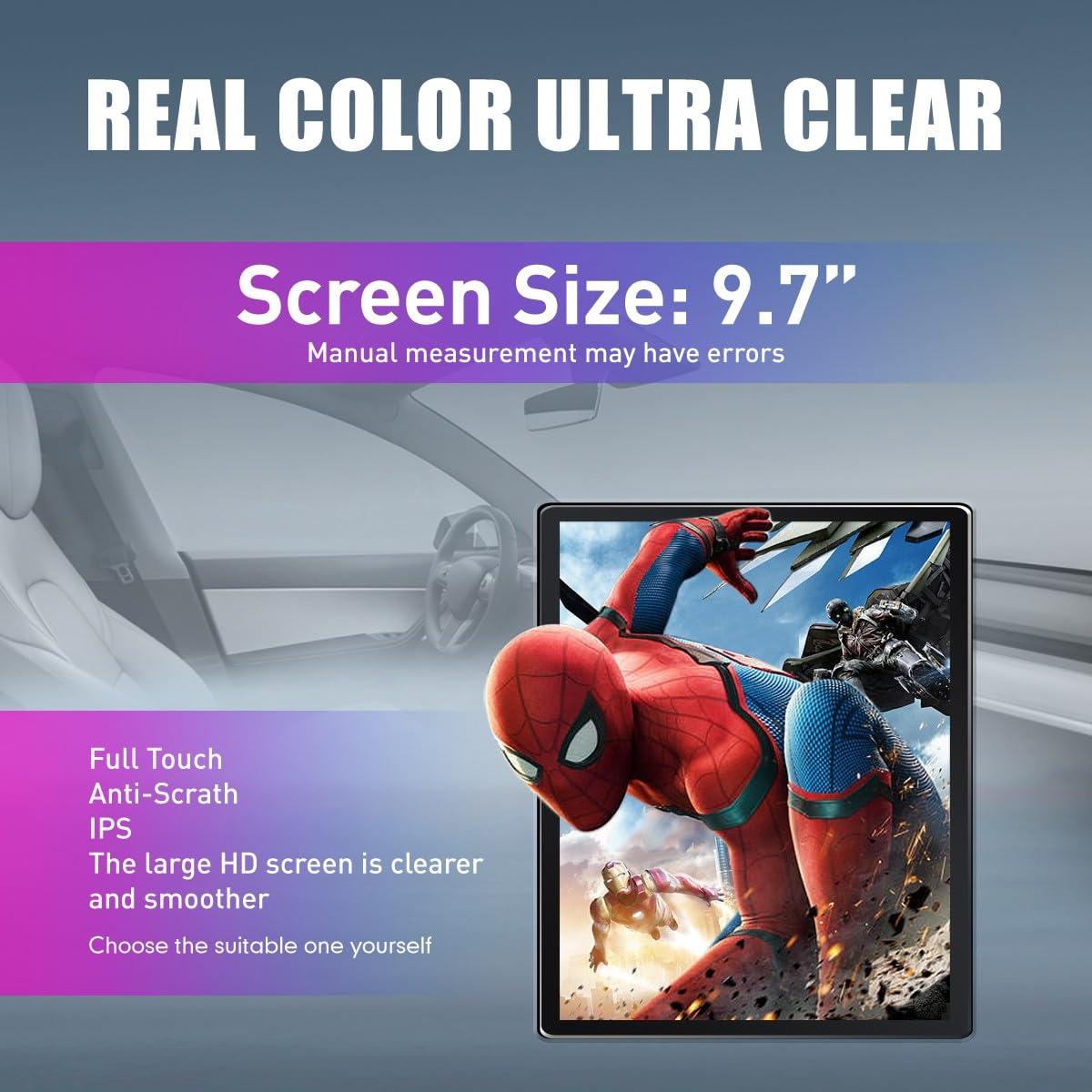 KUNFINE Kunfine Tesla Style Car CarPlay Android Auto Navigation Stereo GPS Radio Reverse Camera 9.7" IPS Touchscreen Headunit Tablet Media Player for Hummer H2 2002-2007, if Applicable Quad Core 2G+32G