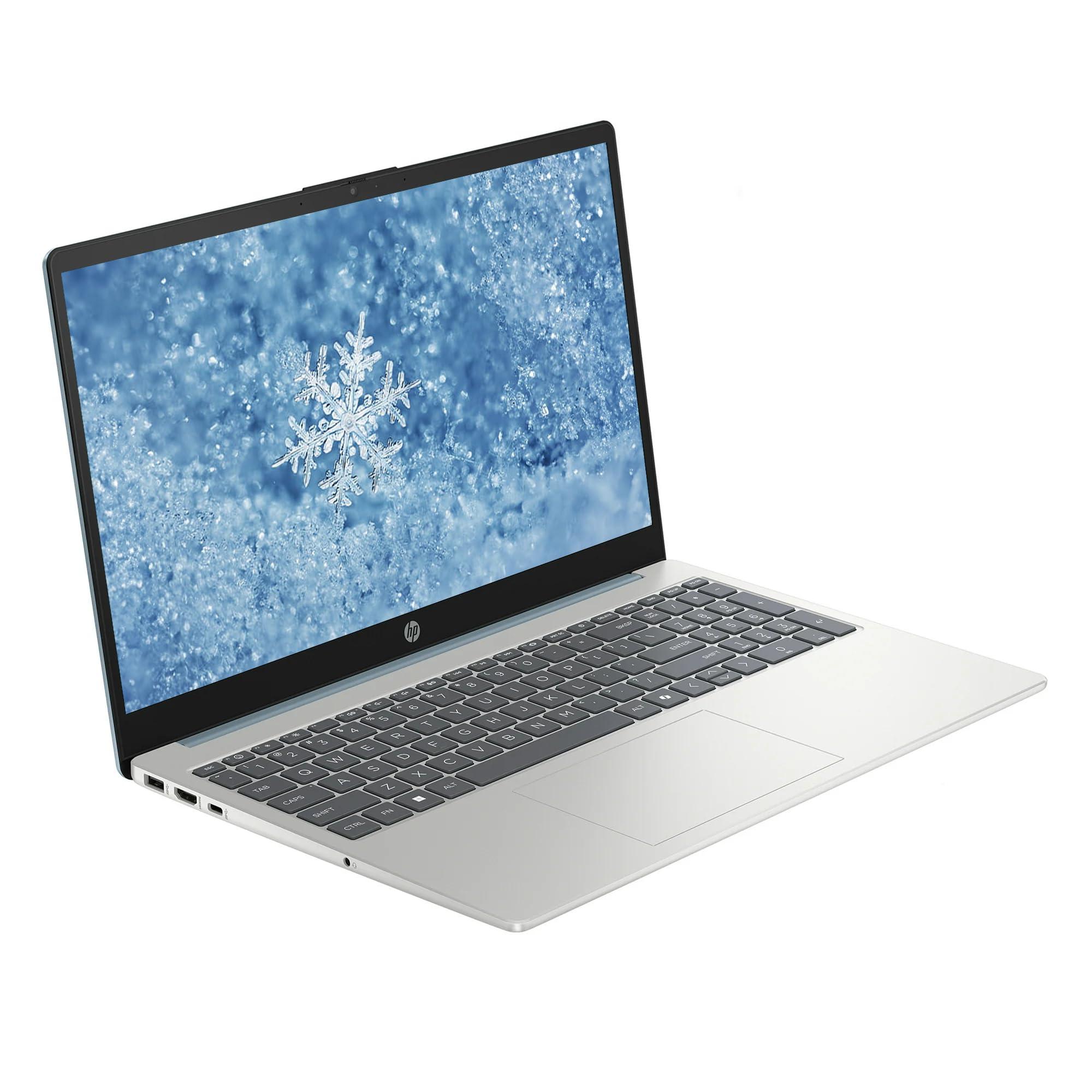 HP HP 15.6" FHD Business & Student Laptop Computer, 16GB RAM 512GB SSD, 8-Cores Intel Core i3, Windows 11 Pro Laptop with Microsoft Office Lifetime Suite, Fingerprint Reader, PLUSERA Earphones, Silver