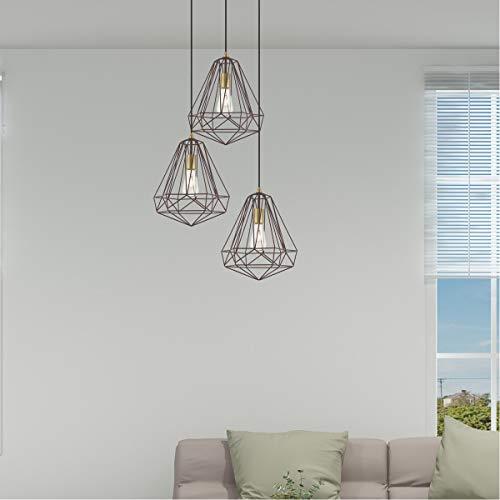 Livex Lighting Livex Lighting 41324-07 Geometric Shade - 12.25" One Light Mini Pendant, Bronze Finish with Bronze Metal Shade