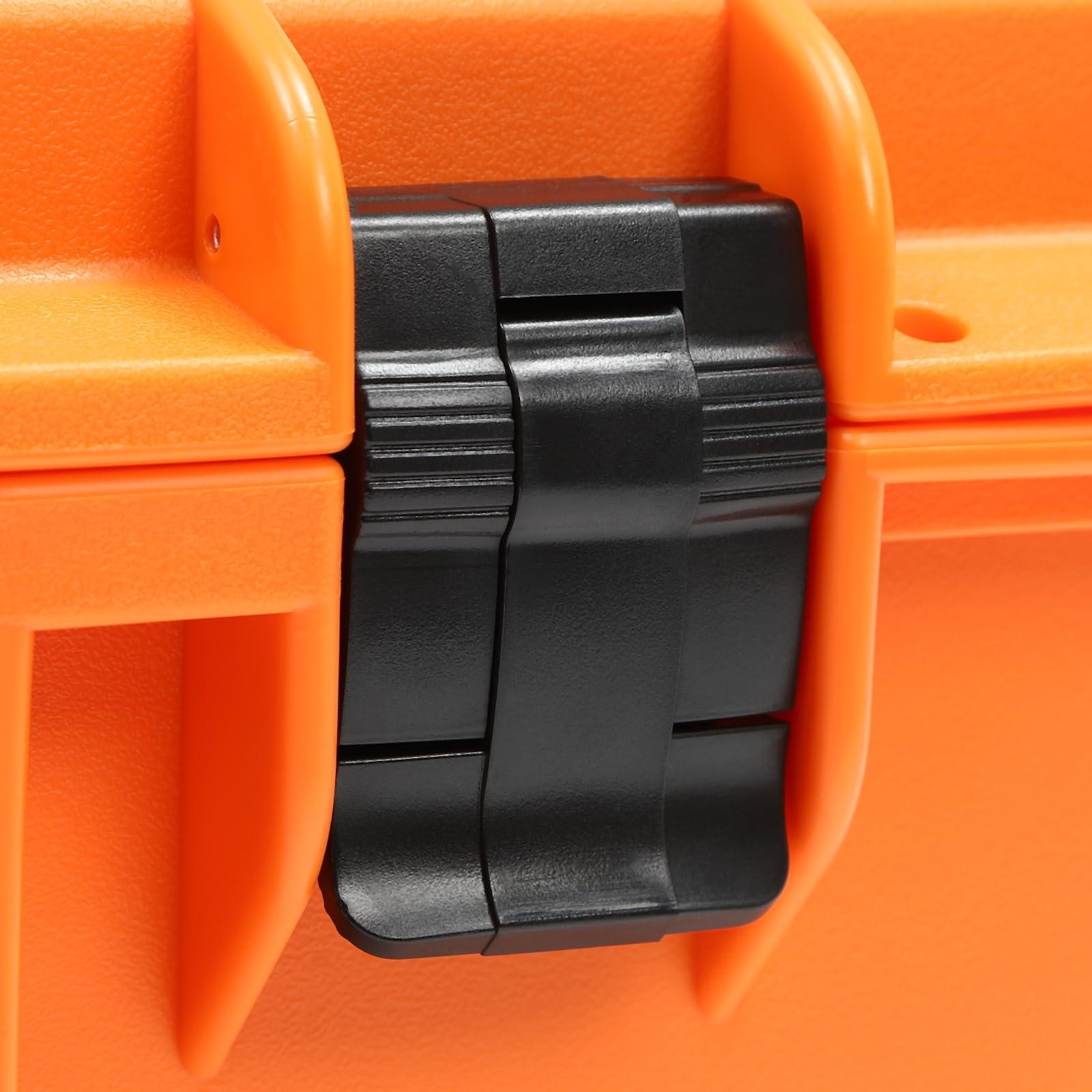 CRYBY CRYBY 22" Protective Camera Case, Protective Roller Camera Dry Storage Box Hard Camera Case with Foam, All Weather IP67 Waterproof Transport Roller Gear Camera Tools Equipment Case, Capacity 110 lbs