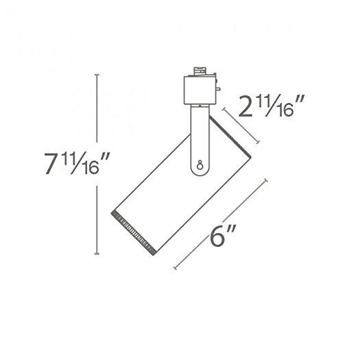 WAC Lighting WAC Lighting H-2020-930-WT LED2020 Silo X20 Beamshift Head in White for H Track