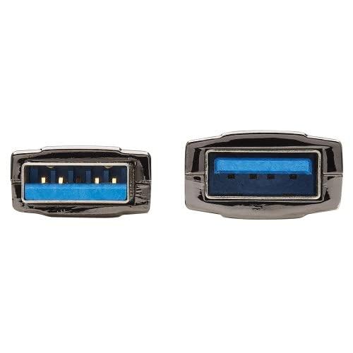 Tripp Lite Tripp Lite USB-A 3.2 Fiber Active Optical Extension Repeater ExCable (M/F), 5 Gbps, CL3-rated PVC Jacket, in-Wall Installation Rated, 33 Feet / 10 Meters, 3-Year Warranty (U330F-10M-G1)